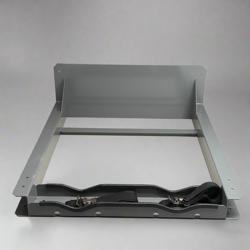 JUSTRITE Gas Cylinder Stand 2 Cylinder Capacity 28"x30" Grey 35288