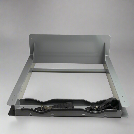 JUSTRITE Gas Cylinder Stand 2 Cylinder Capacity 28"x30" Grey 35288