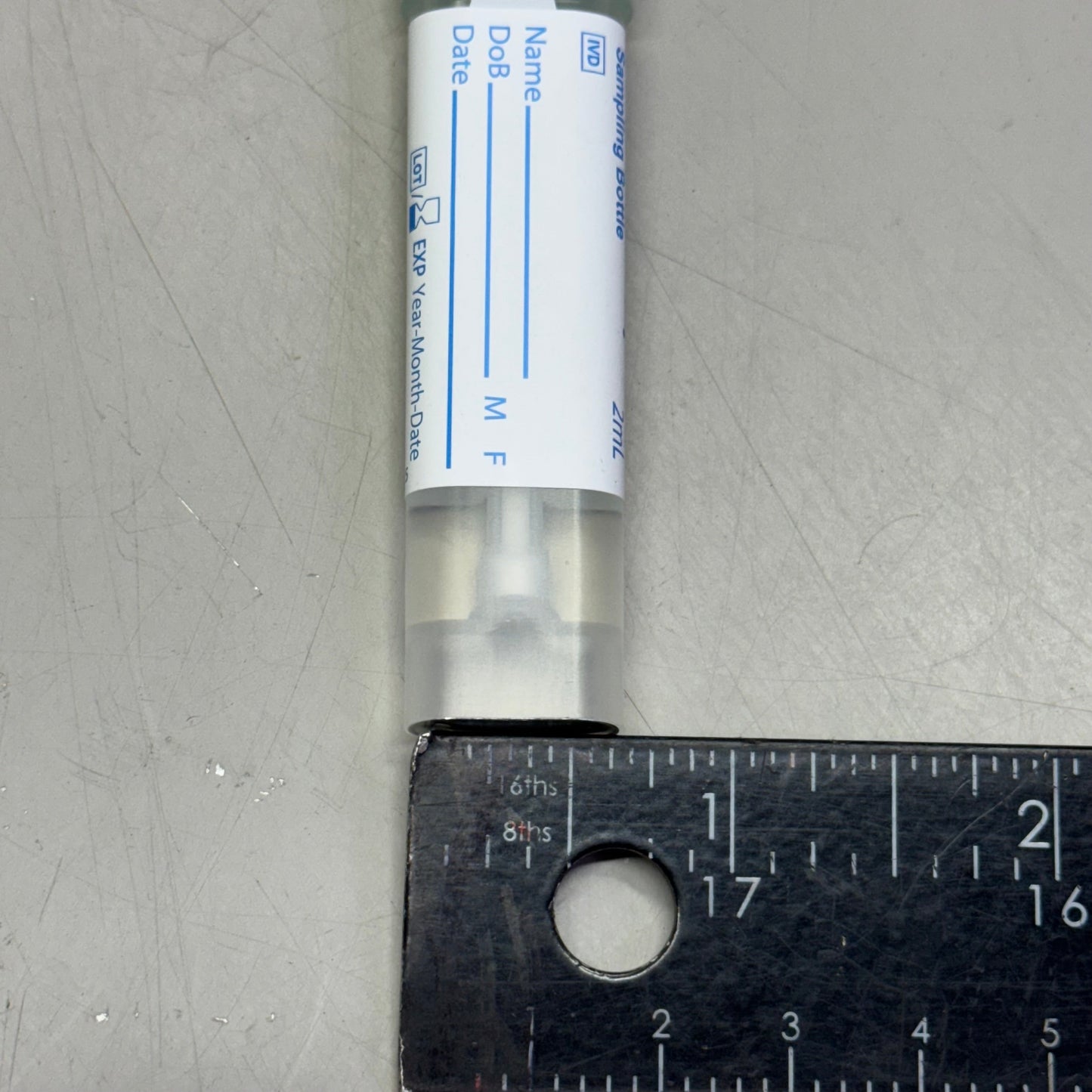 ZA@ OC AUTO (1000 Tests) Sampling Bottles Sz 3" H x 0.5" W, Clear OCS2 11/24 A