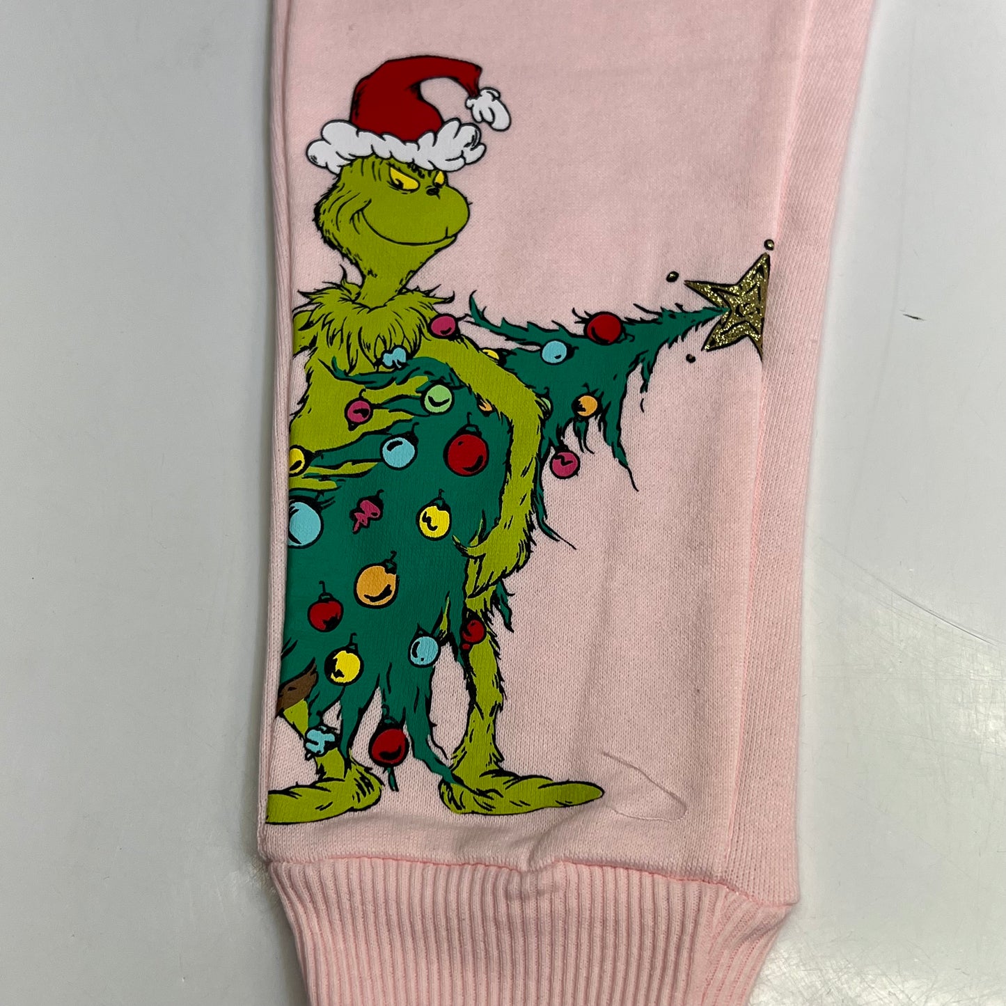 DR. SUESS Printed Grinch & Characters Sweatshirt & Jogger Set Girl's Sz 4T Pink