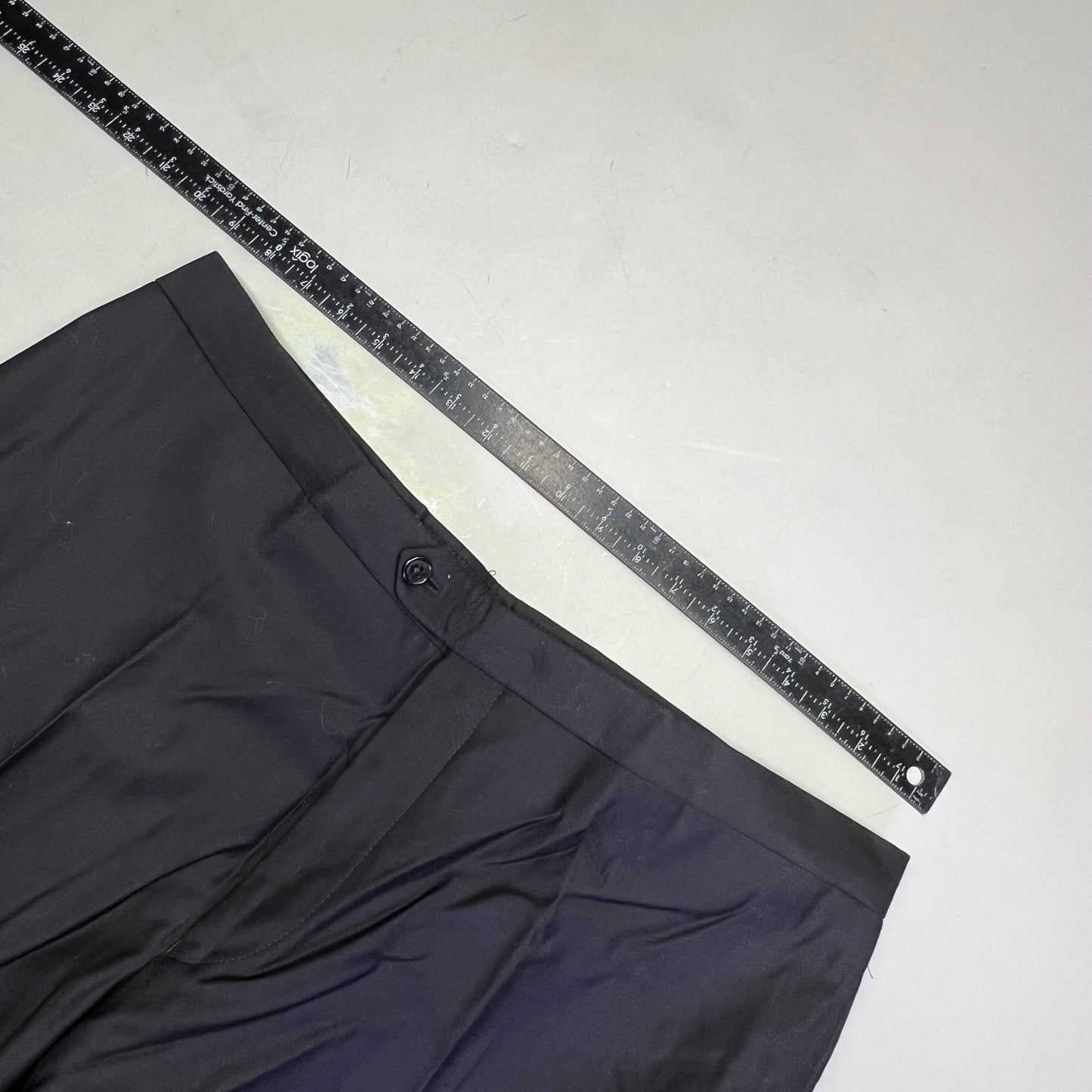 JOS A BANK Tailored Fit Button Up Suit Set  17 1/2-84 Black & White