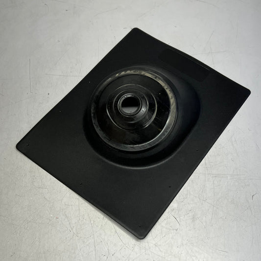 VANBOXEL (25 PACK) High Temp Roof Pipe Flashing with Plastic Base 15"L x 12"W Black