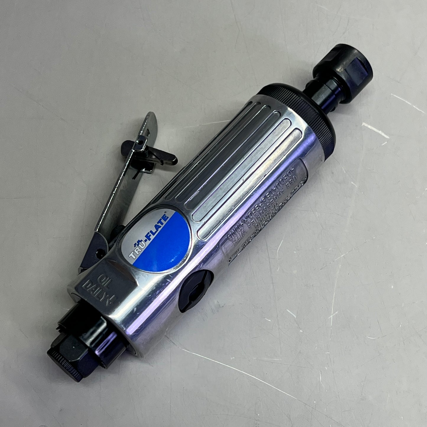 TRU-FLTE Compact Mini Die Grinder W/ HI FLO Plug Included Chrome 25-520TF