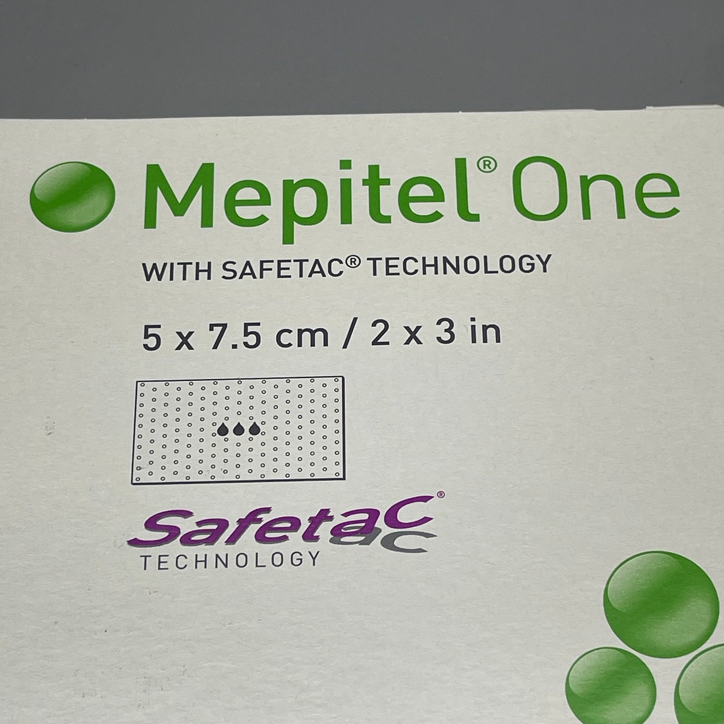 MOLNLYCKE Mepitel One Soft Silcone Wound Contact 2" x 3" 5x7.5cm (10 Pack) 289100