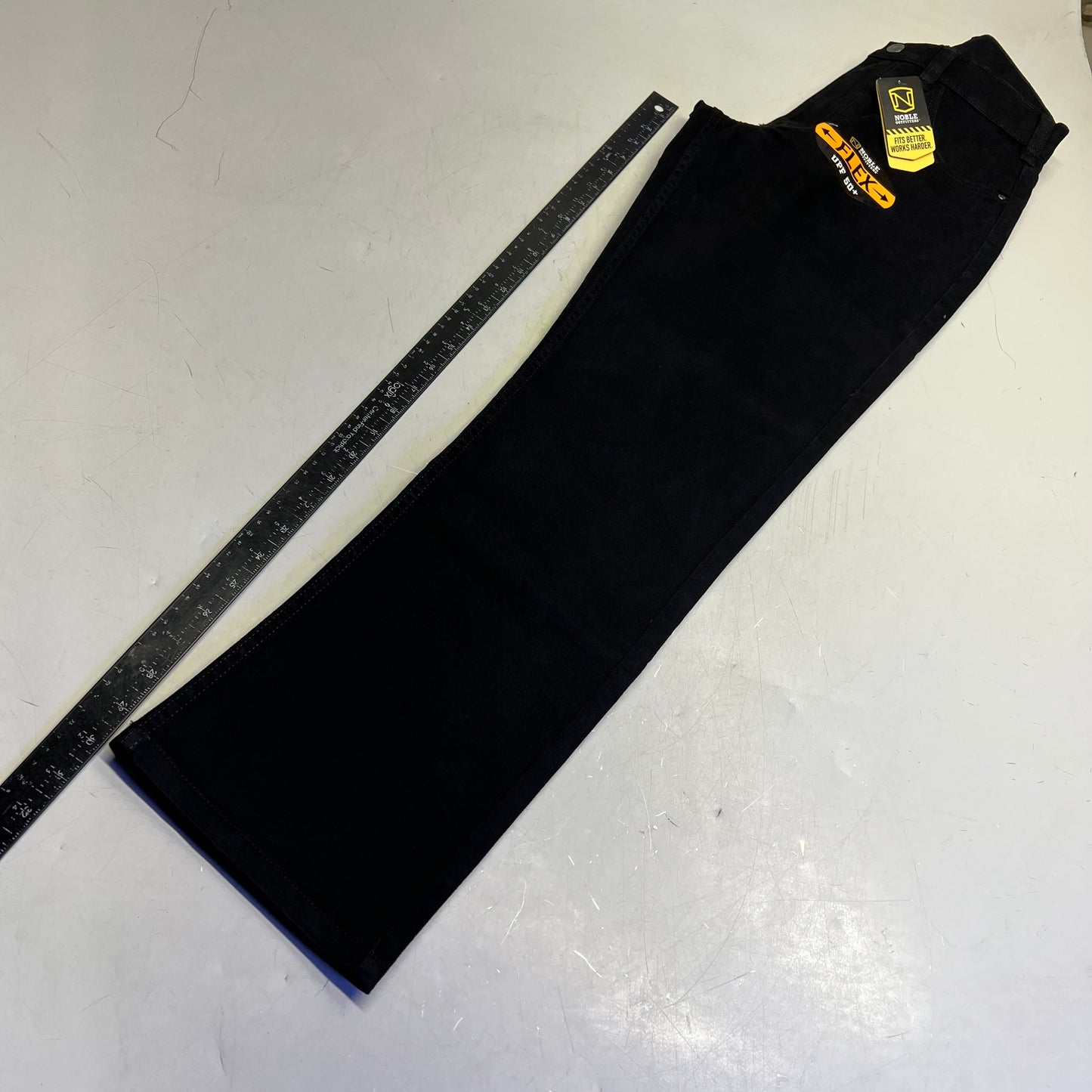 NOBLE OUTFITTERS Flex 5-Pocket Twill Work Pant Men's Sz 30x30 Black 18450