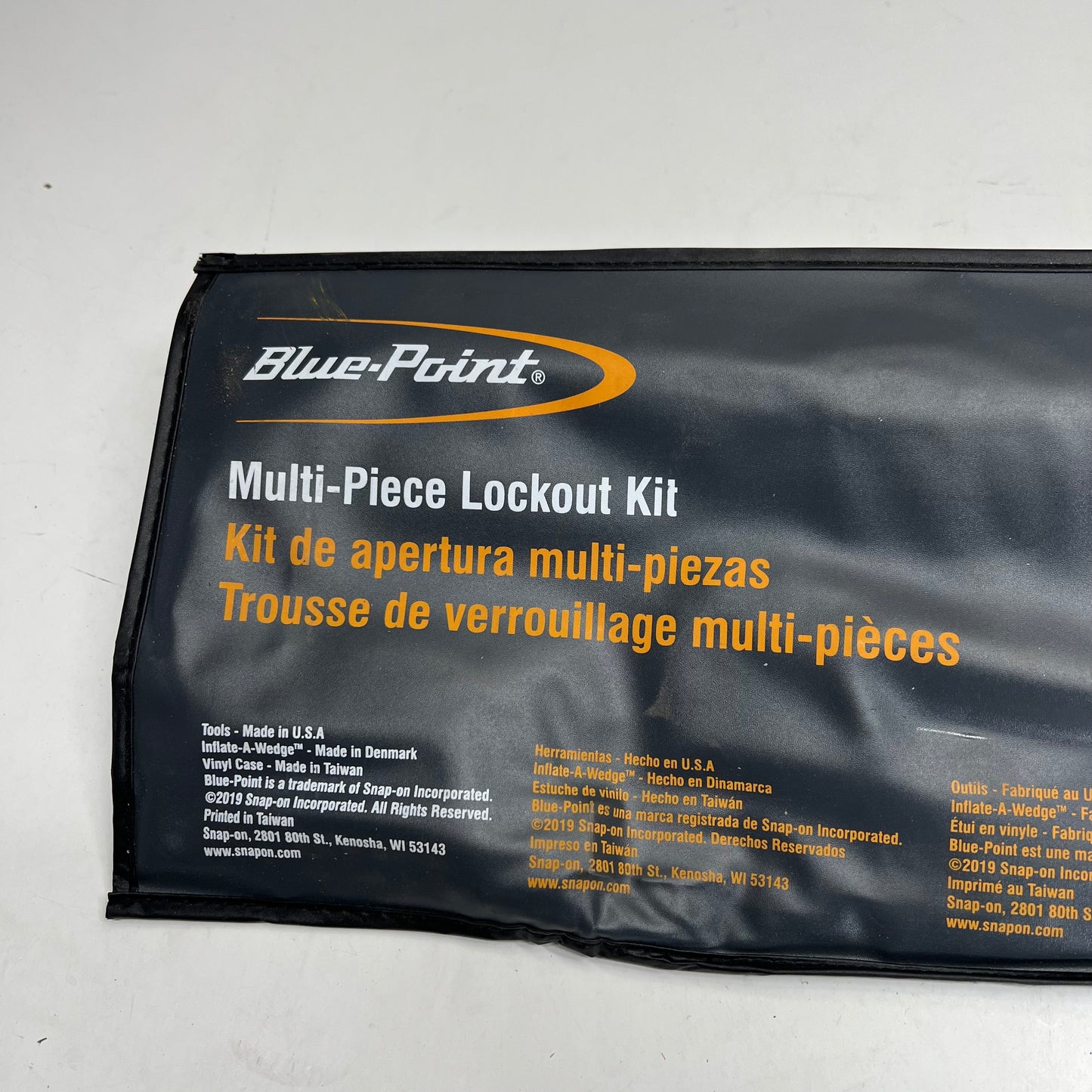 BLUE POINT Snap on Multi Piece Lockout Kit W/ Bag 3 Piece Grey LOS145C (As-is)