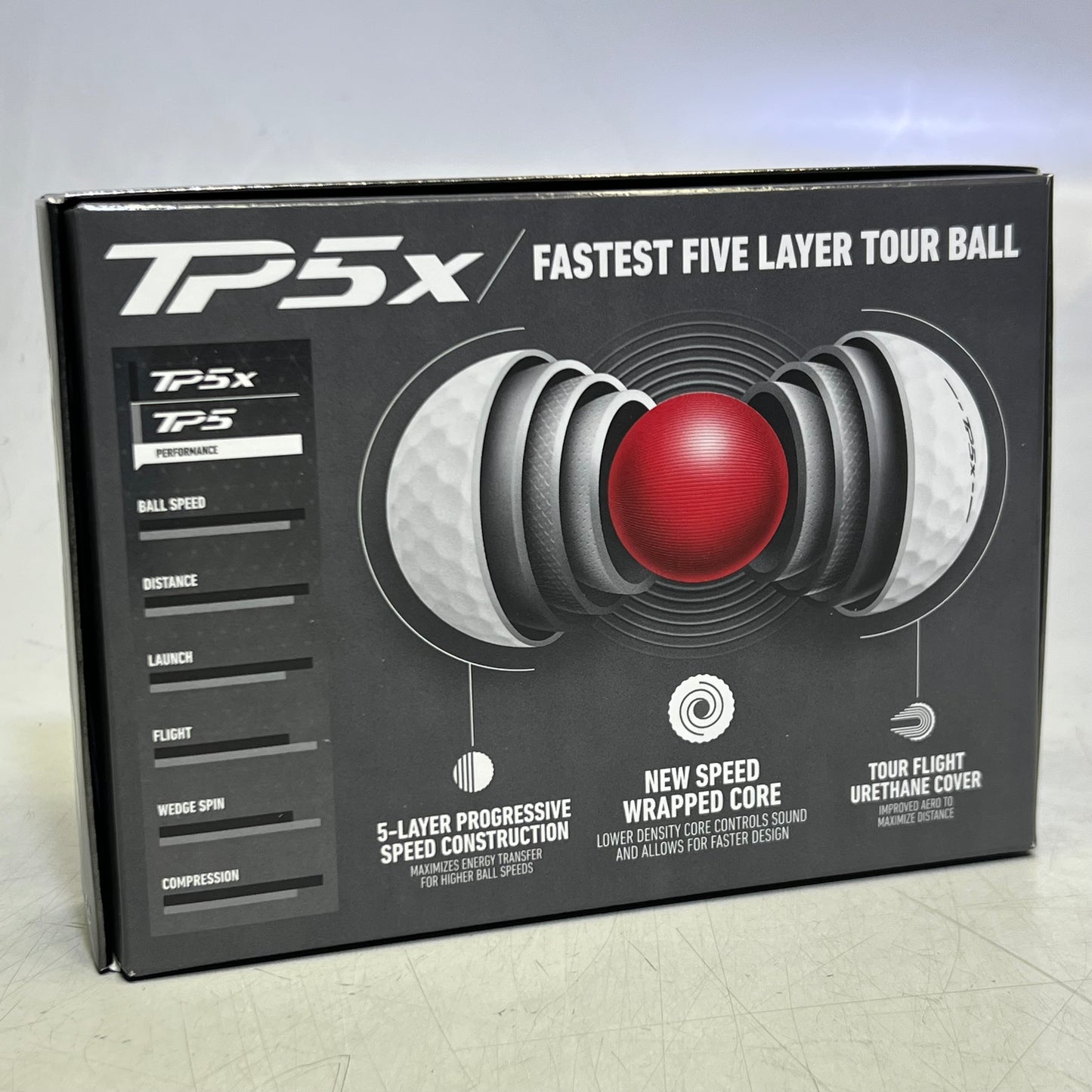 TAYLORMADE (12 PACK) TP5X The Most Complete Tour ball Golf Ball