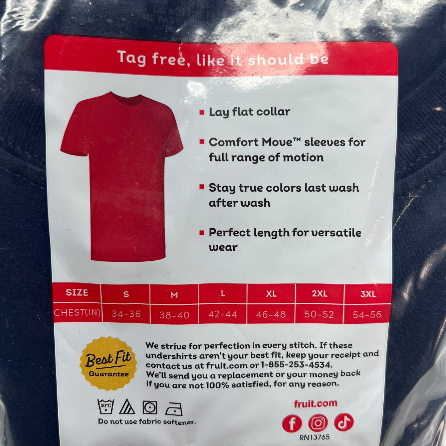 ZA@ FRUIT OF THE LOOM (6 PACK) Crew Neck T-shirts  Men's Sz S Assorted Colors