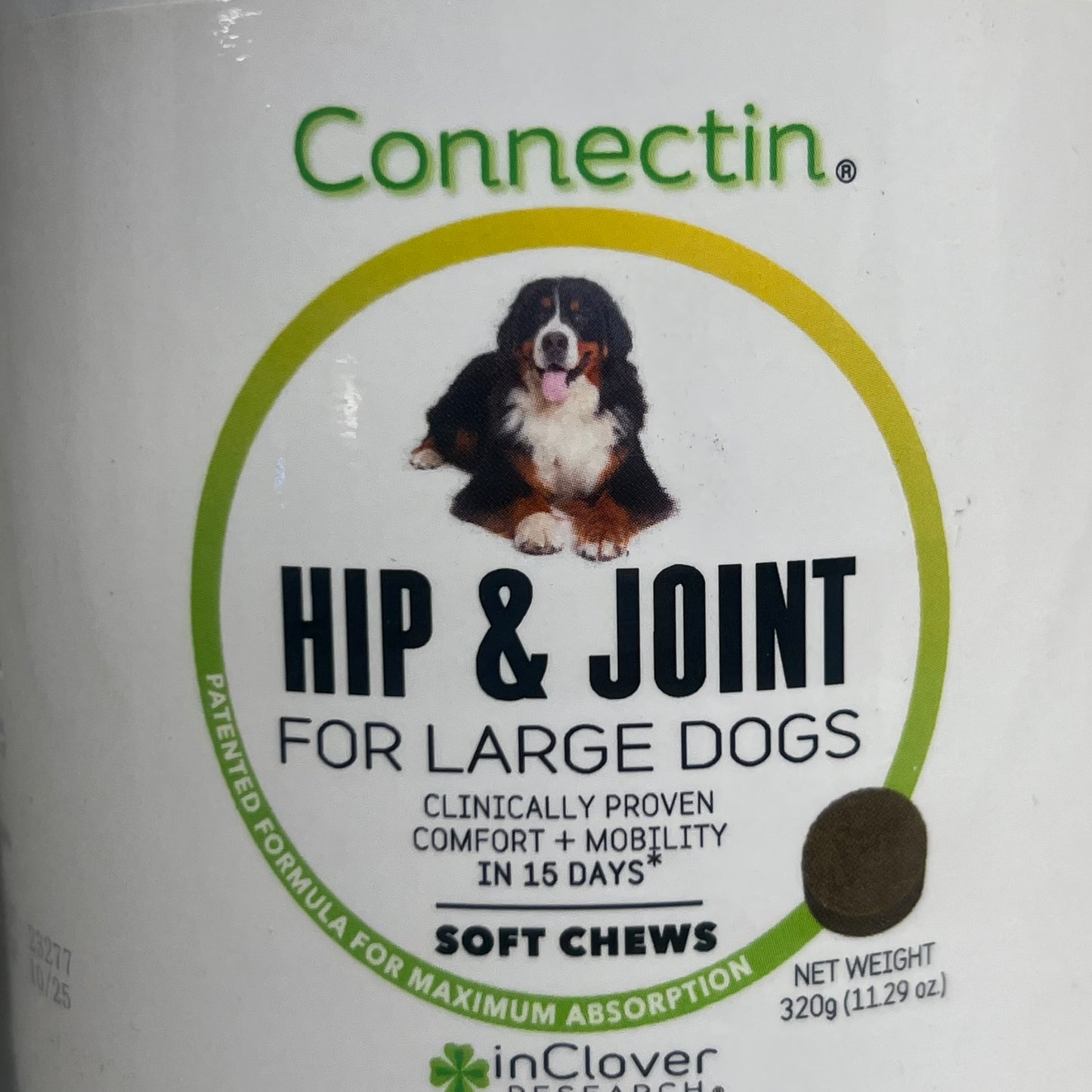 CONNECTIN (2 PACK) Hip & Joint for Large Dogs, Dog Supplement 80 Chews/Bottle 10/25