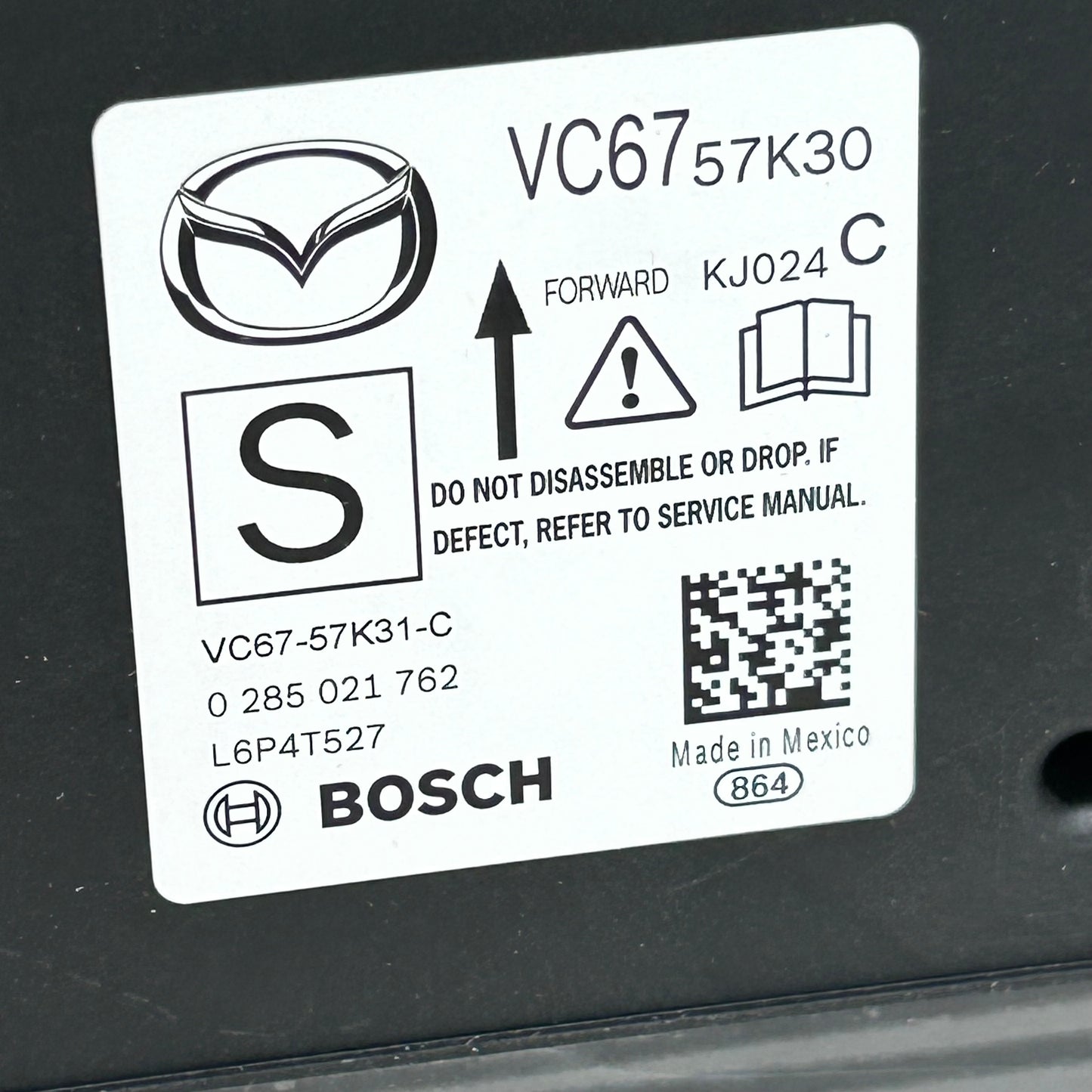 ZA@ Control Unit Replacement Part For MAZDA AirBag 5"x4.5" VC6757K30C D