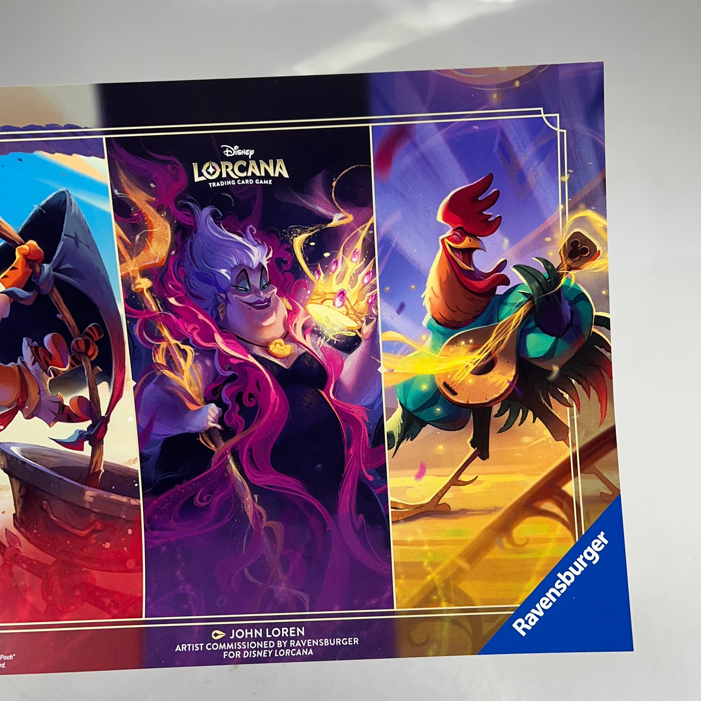 DISNEY (3000 PACK) Lorcana Trading Card Cardstock Poster By John Loren 11"x9"