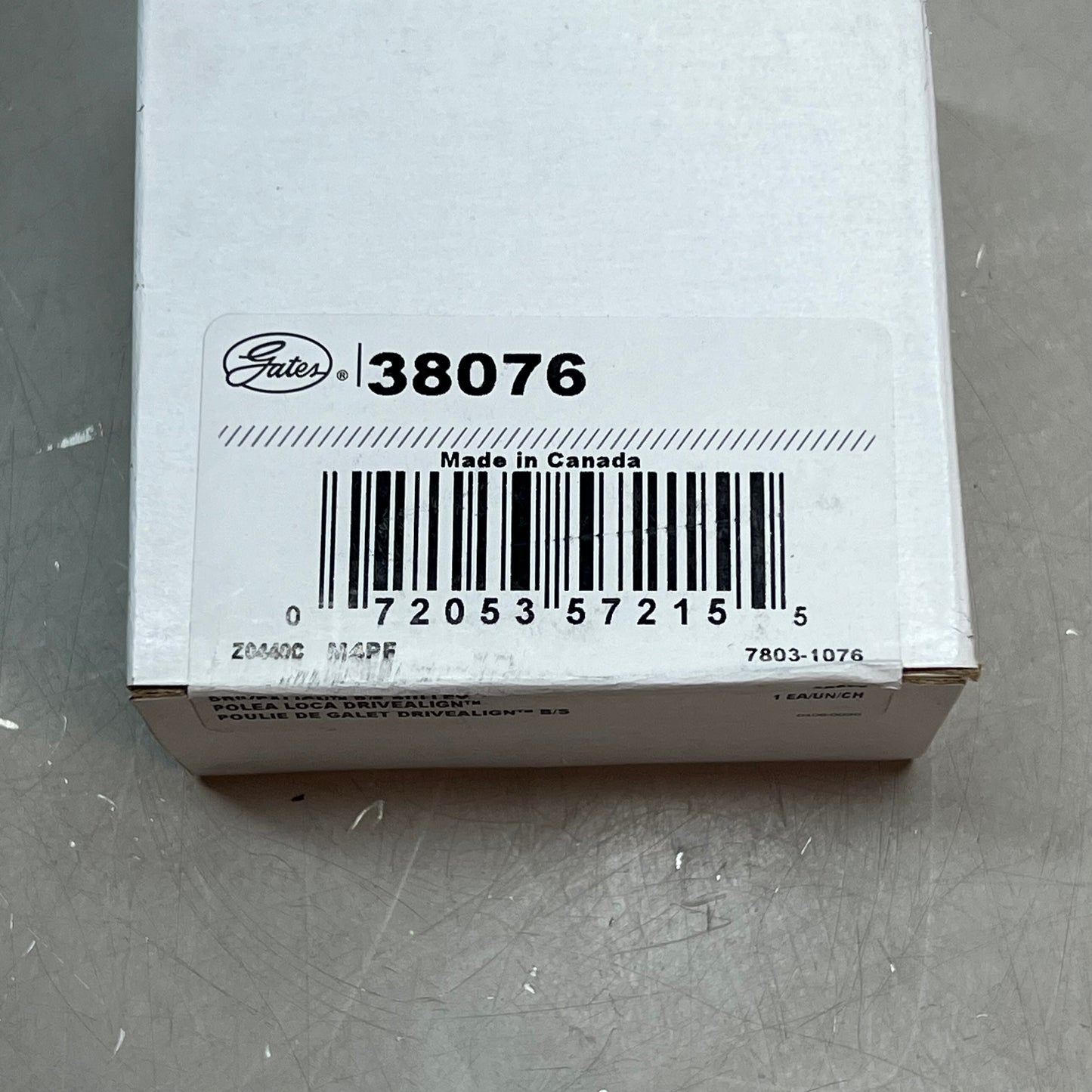 GATES Drive Align B/S Pulley For Freightliner, Western Star & Sterling 38076