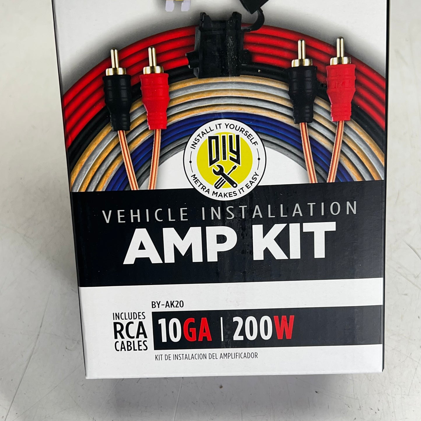 METRA Vehicle Installation Amp Kit 10 Gauge 200 W Power Handling 17'  BY-AK20