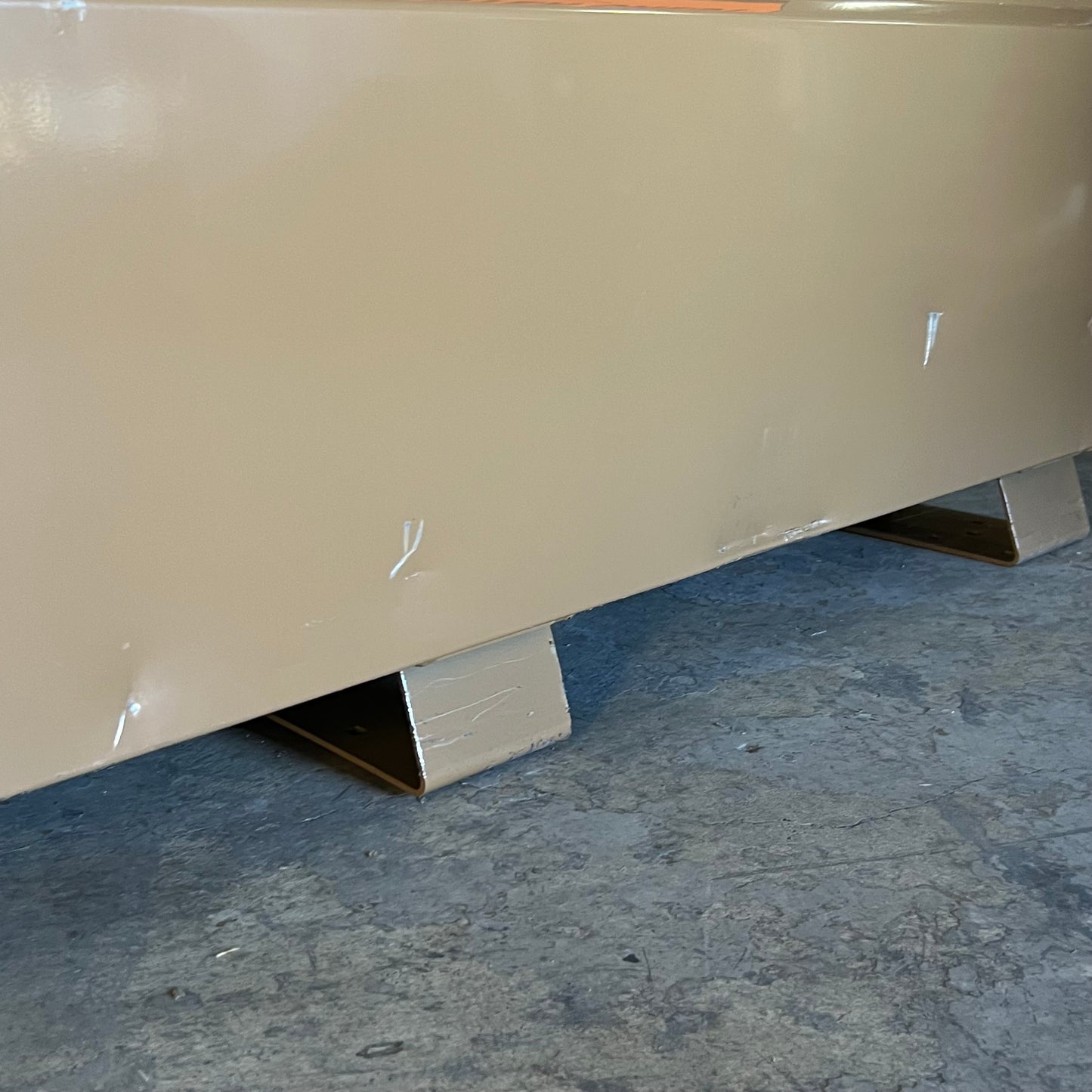 ZA@ KNAACK Storagemaster Jobsite Piano Box w/Junk Trunk Tool Box 89 Sz 61"L X 31"W X 50"H (New Other, Minor Cosmetic Damage) A