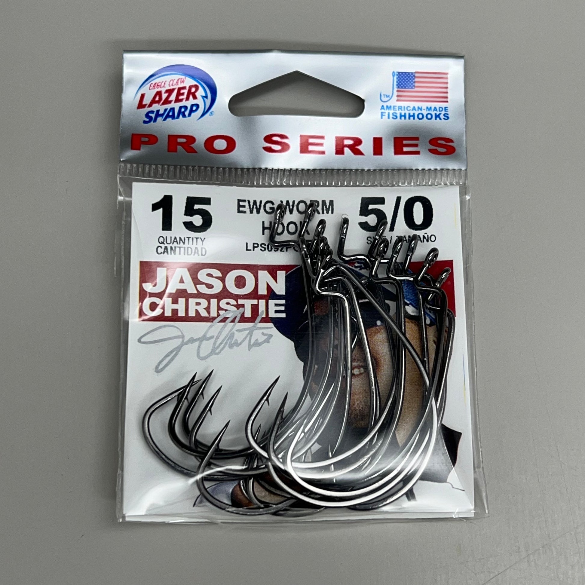 EAGLE CLAW (5 PACK) Round Bend EWG Worm Hook Platinum Blk #5/0 15pc LP – PayWut EAGLE CLAW (5 PACK) Round Bend EWG Worm Hook Platinum Blk #5/0 15pc LP – PayWut