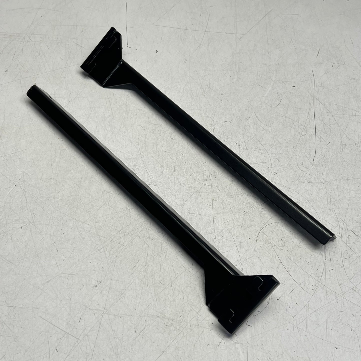 UDIZINE Shelf Bracket Set (L&R) For 14″-16″ Wood Or Glass Shelves Black VR116DB
