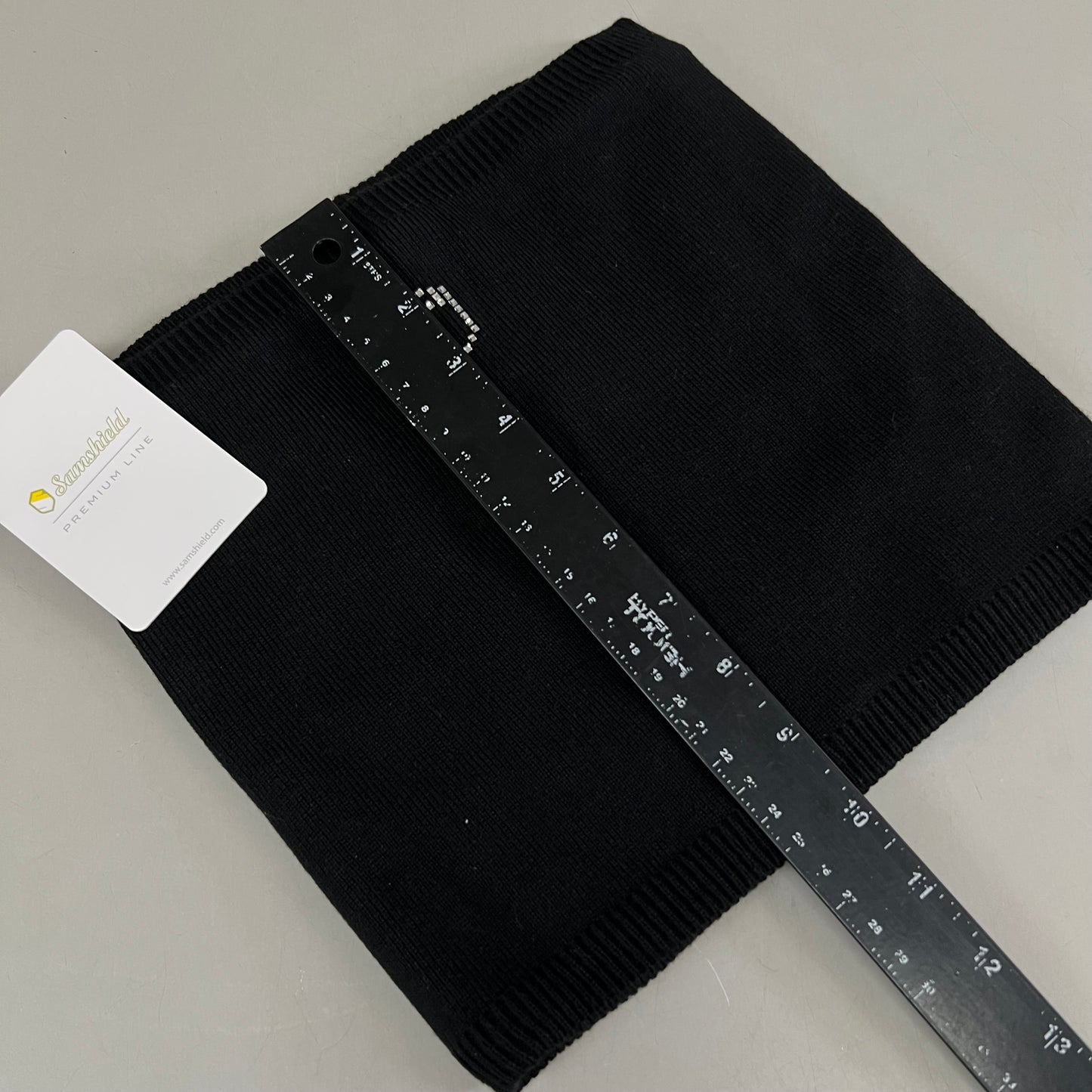 SAMSHIELD Equestrian Neck Warmer Women's Crystal Square One Size Fits All Black