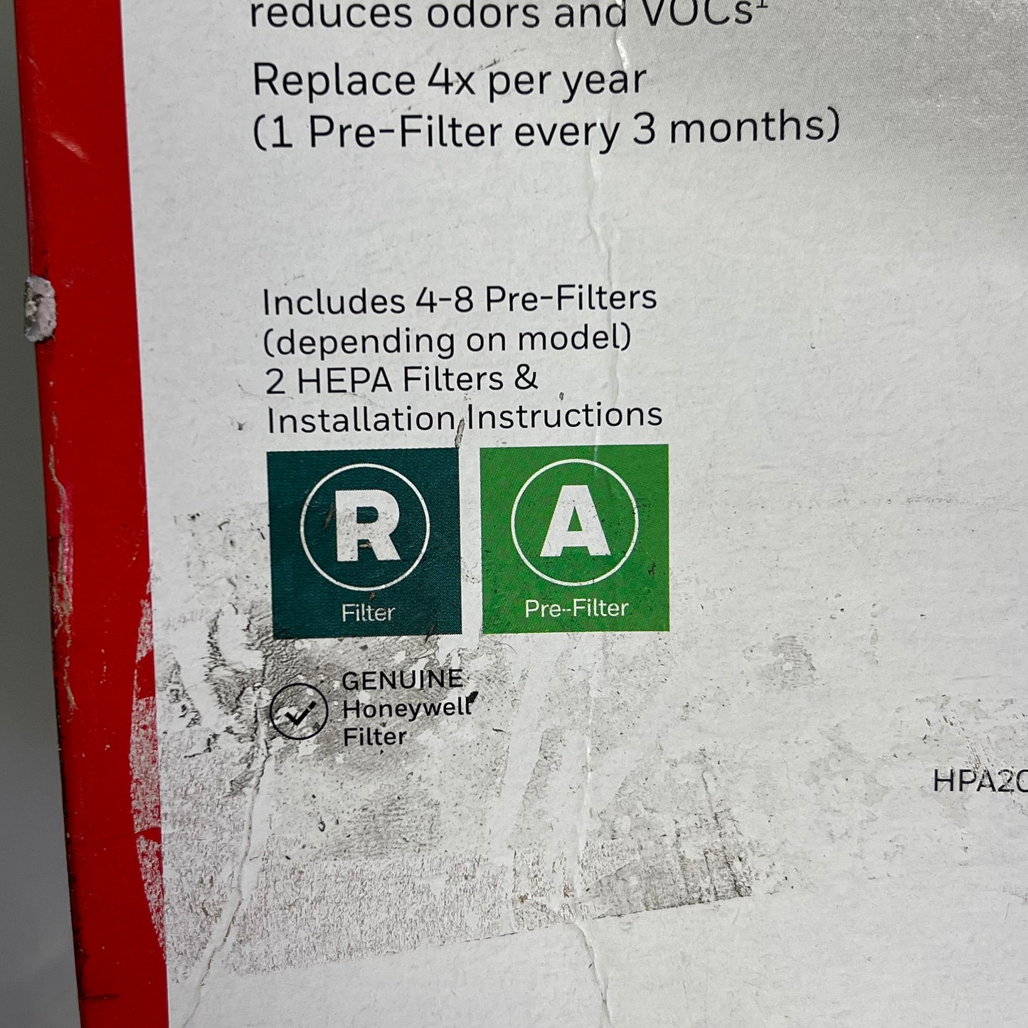 HONEYWELL Replacement True HEPA Filter Value Combo Pack 3 Piece HRF-ARVP (As-is)