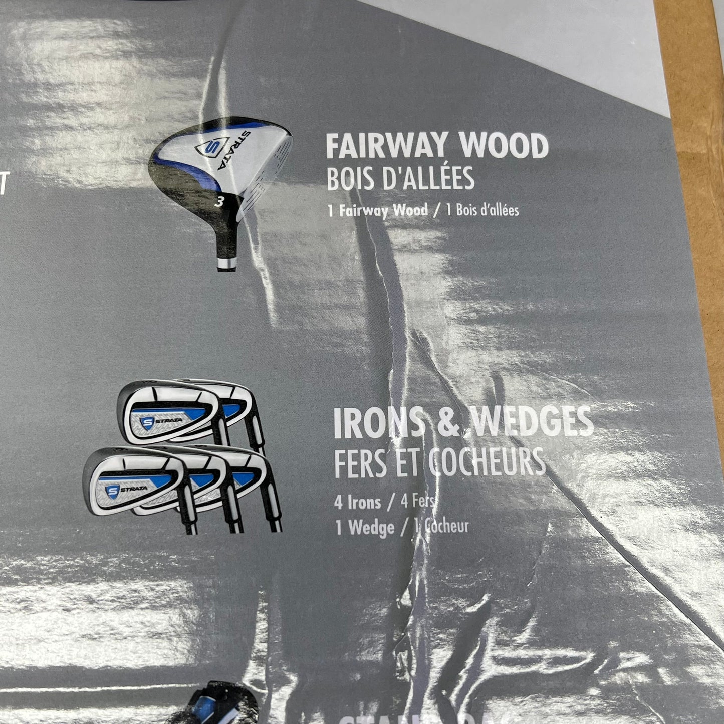 ZA@ STRATA (Bag w/ Full Set of Clubs!) 12-Piece Set RH Designed For Max Performance Men's Black/Blue 4PKR190612067 C