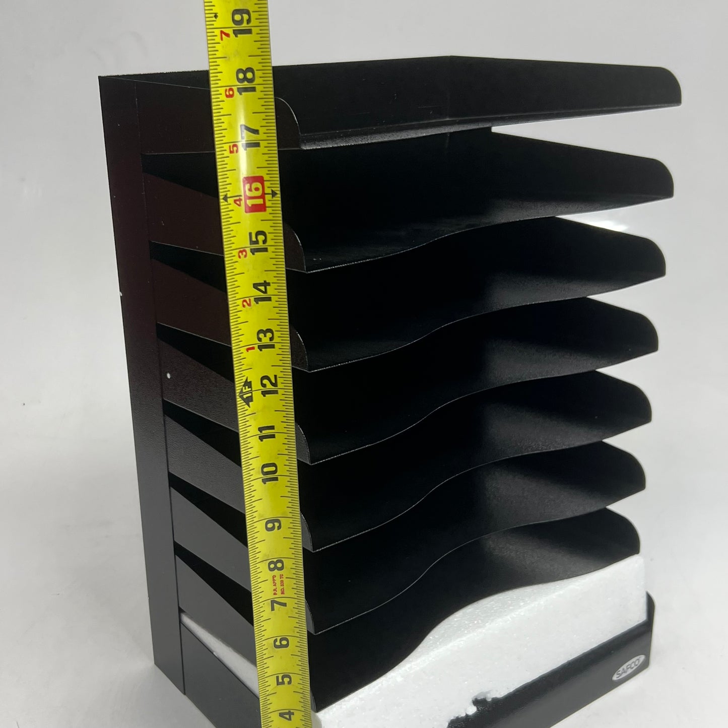 SAFCO Steel Desk Tray Sorter 8 Shelf 3129BL