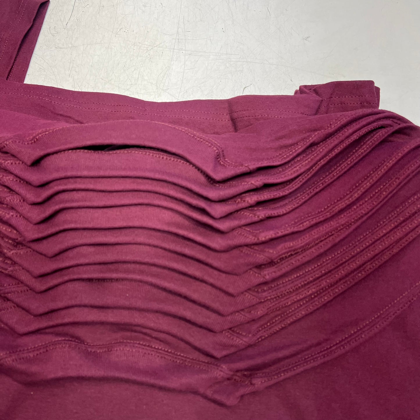 ZA@ AMERICAN APPAREL (12 PACK) Heavyweight Cotton Tee Unisex Sz L  Burgundy 1301