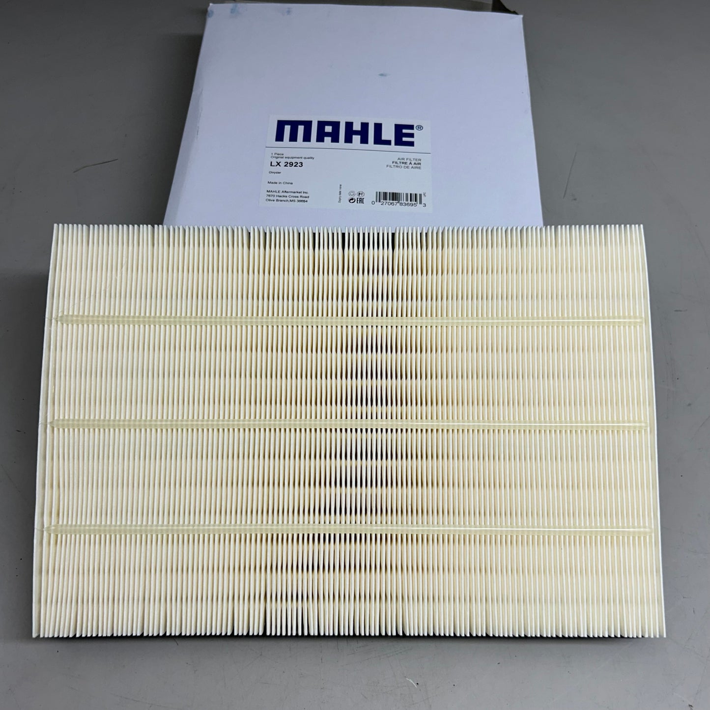 MAHLE Air Filter Replacement Part For Ram LAK2923
