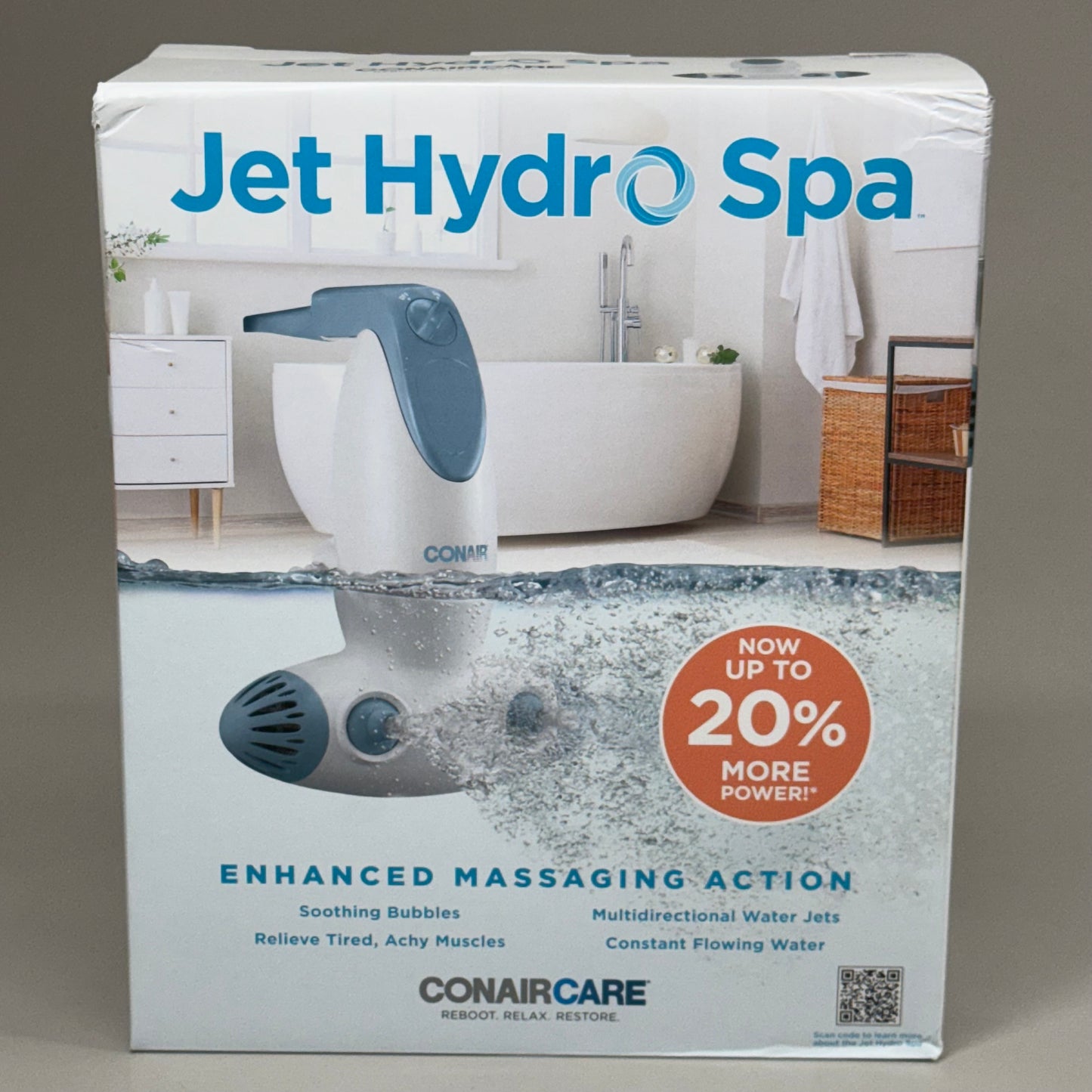 CONAIR Jet Hydro Spa w/ Multi Directional & Constant Flowing Water Blue HYD100