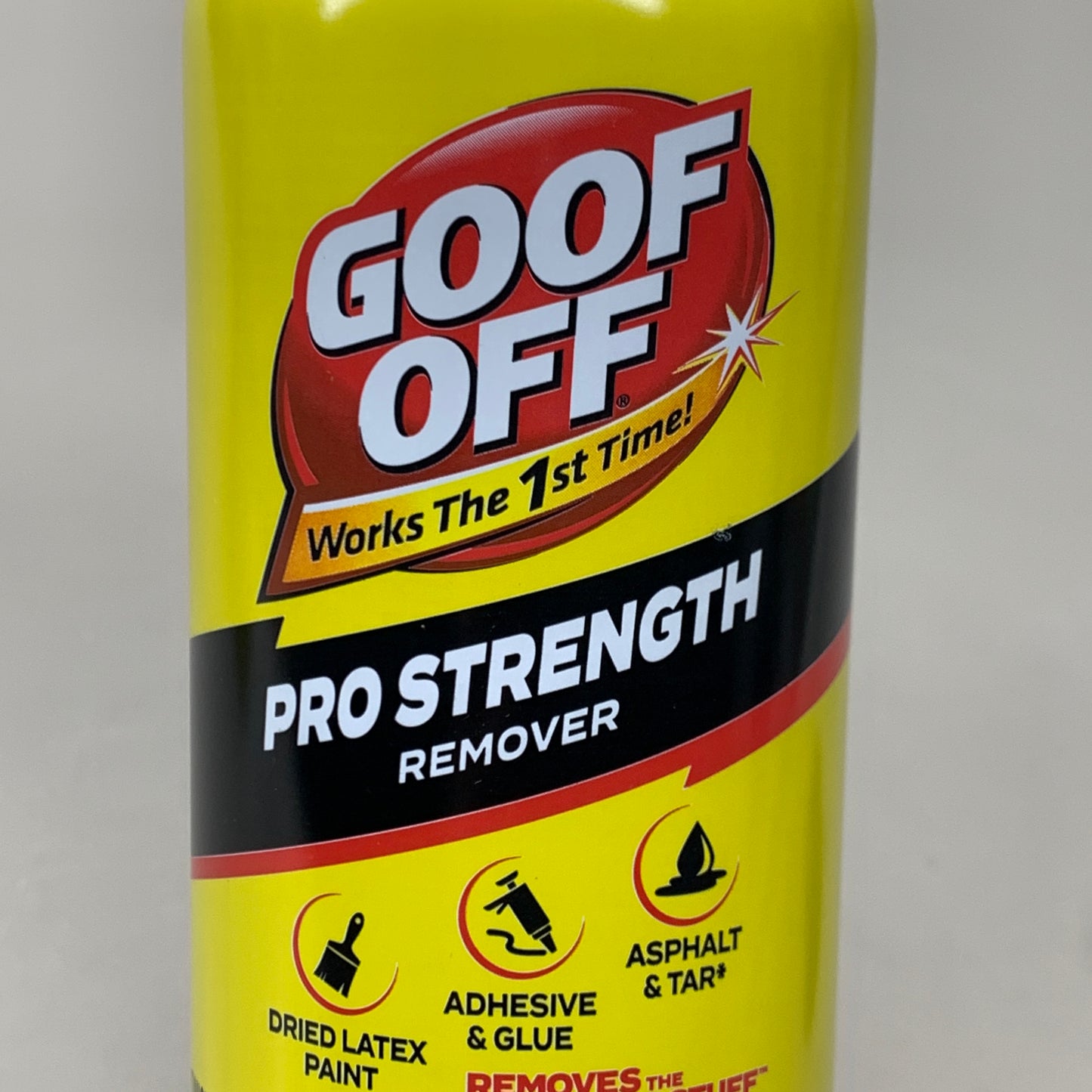 ZA@ GOOF OFF (3 PACK) Pro Strength Remover Dried Latex Paint Adhesives & Glue Asphalt & Tar FG658