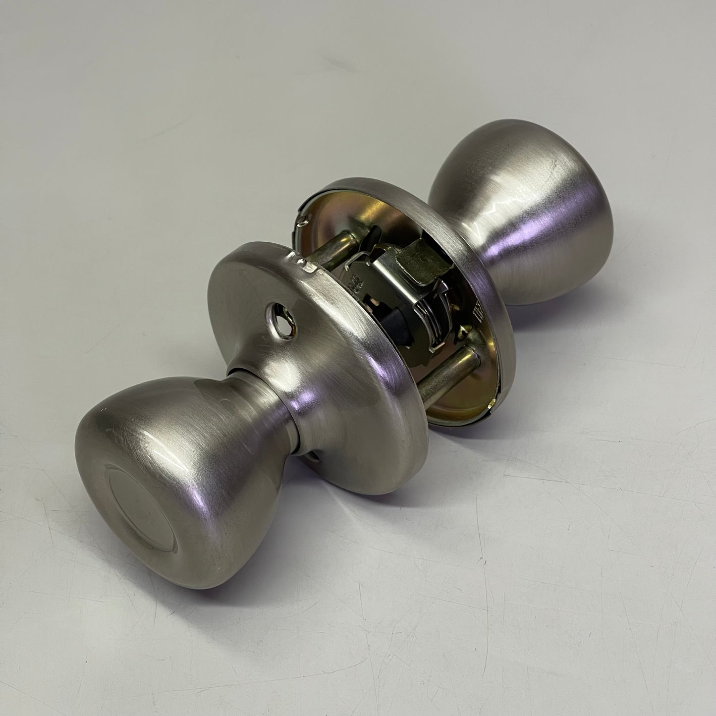 KWIKSET Hall & Closet Tylo Passage Door Knob Satin Nickel 92001-508