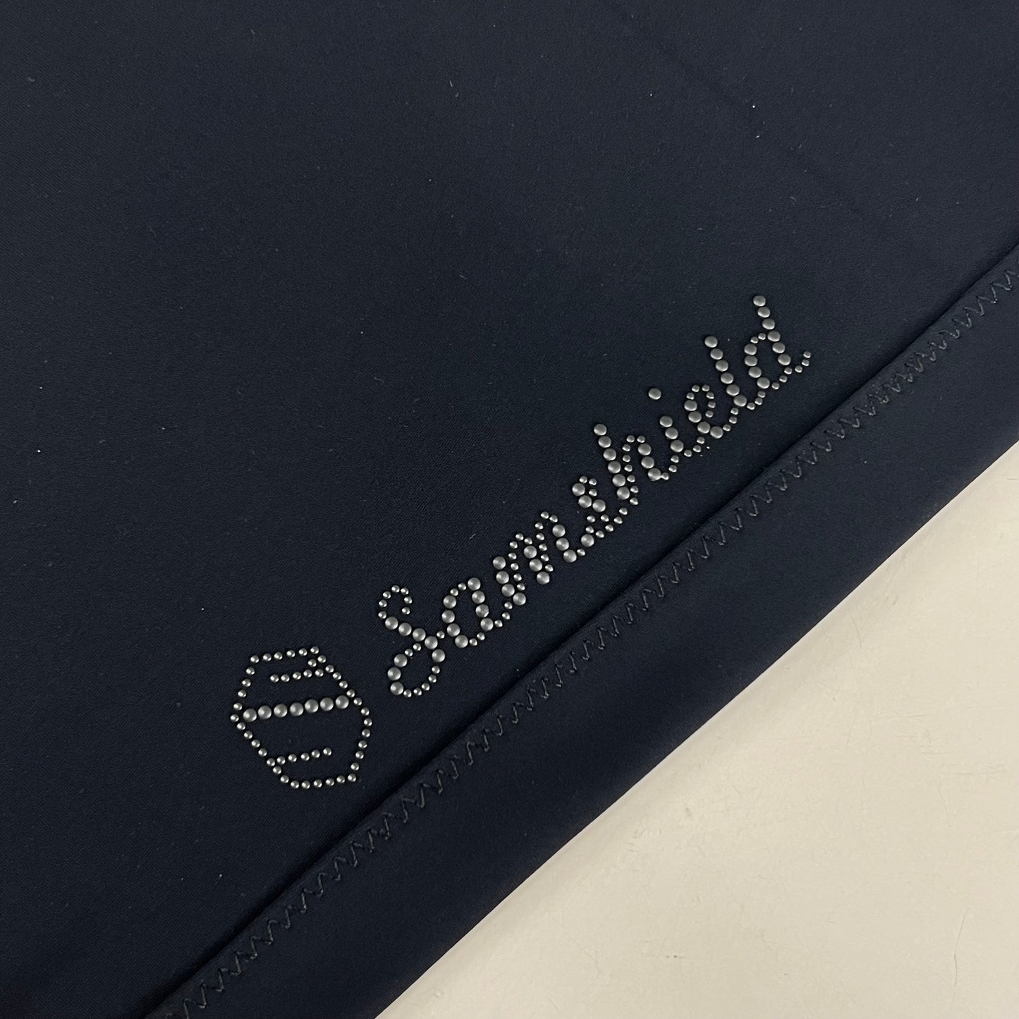 SAMSHIELD Chloe Metal Dots Equestrian Pants Women's Sz US 26, UK 8, FR 36 Black