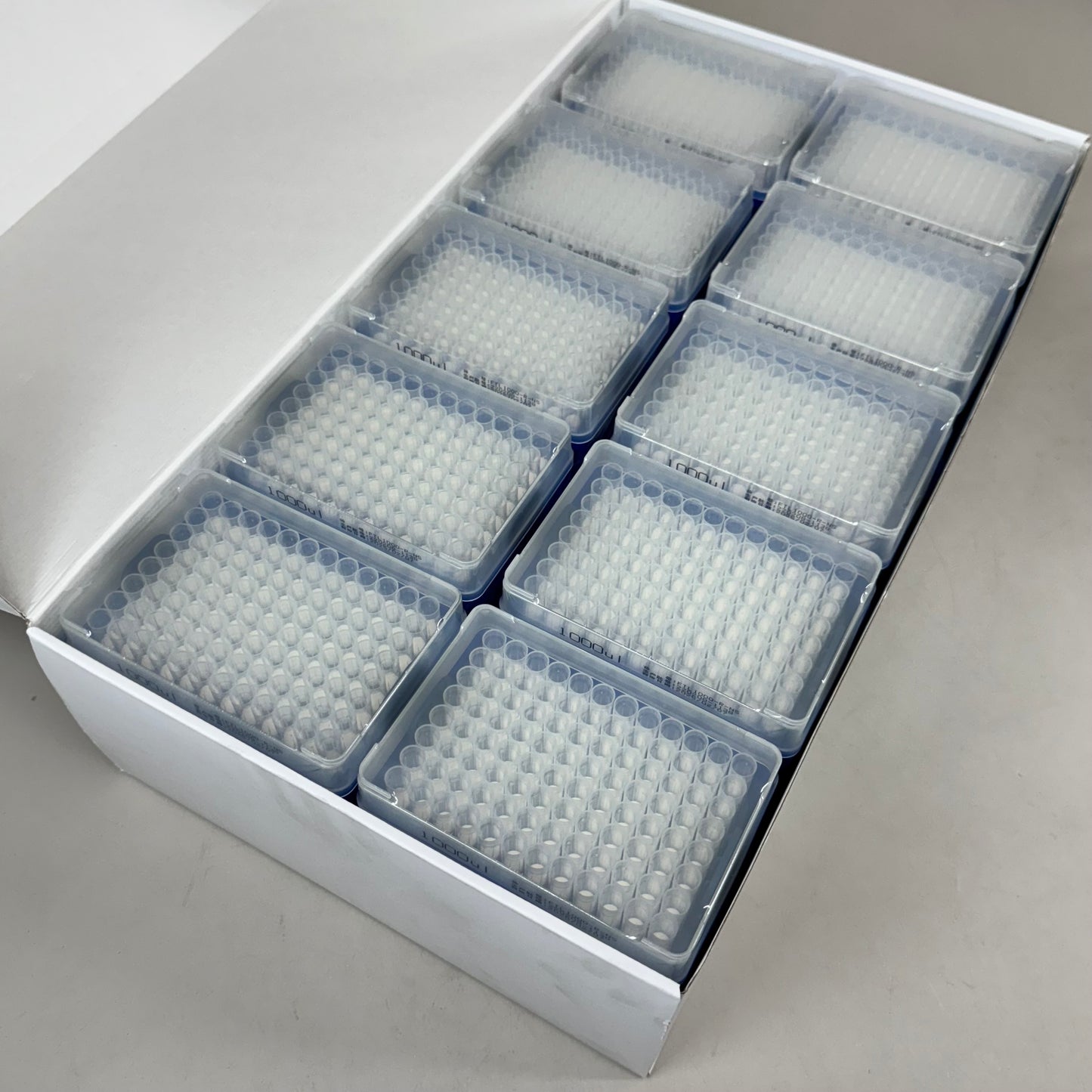 ZA@ GEB (4,800 PACK) Pipette Tips Sterilized Fits 11 Pipettors Clear