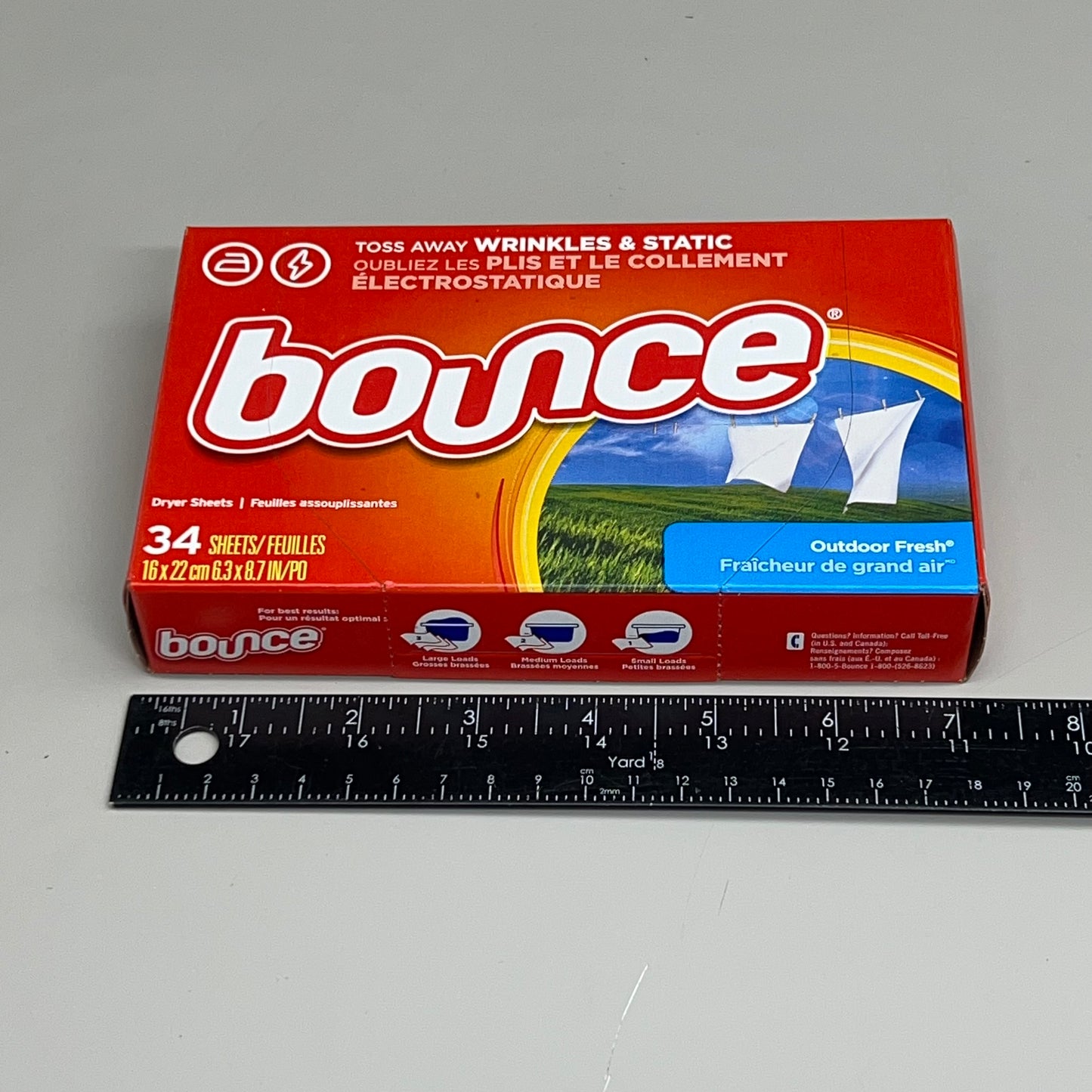 BOUNCE (408 SHEETS) Dryer Sheets no Wrinkle & Static Outdoor Fresh 00946001