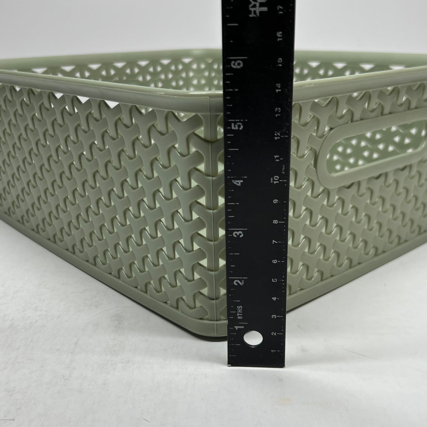 BRIGHTROOM (6 PACK) Storage Bin Medium Laurel Green Sz 14"L x 11"W x 5.5"H - 272743