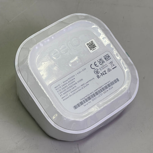 AMAZON Eero 6+ Mesh Wifi Router 1 Gigabit, 75+ devices, 1500 sq ft White R010001 (New Other)