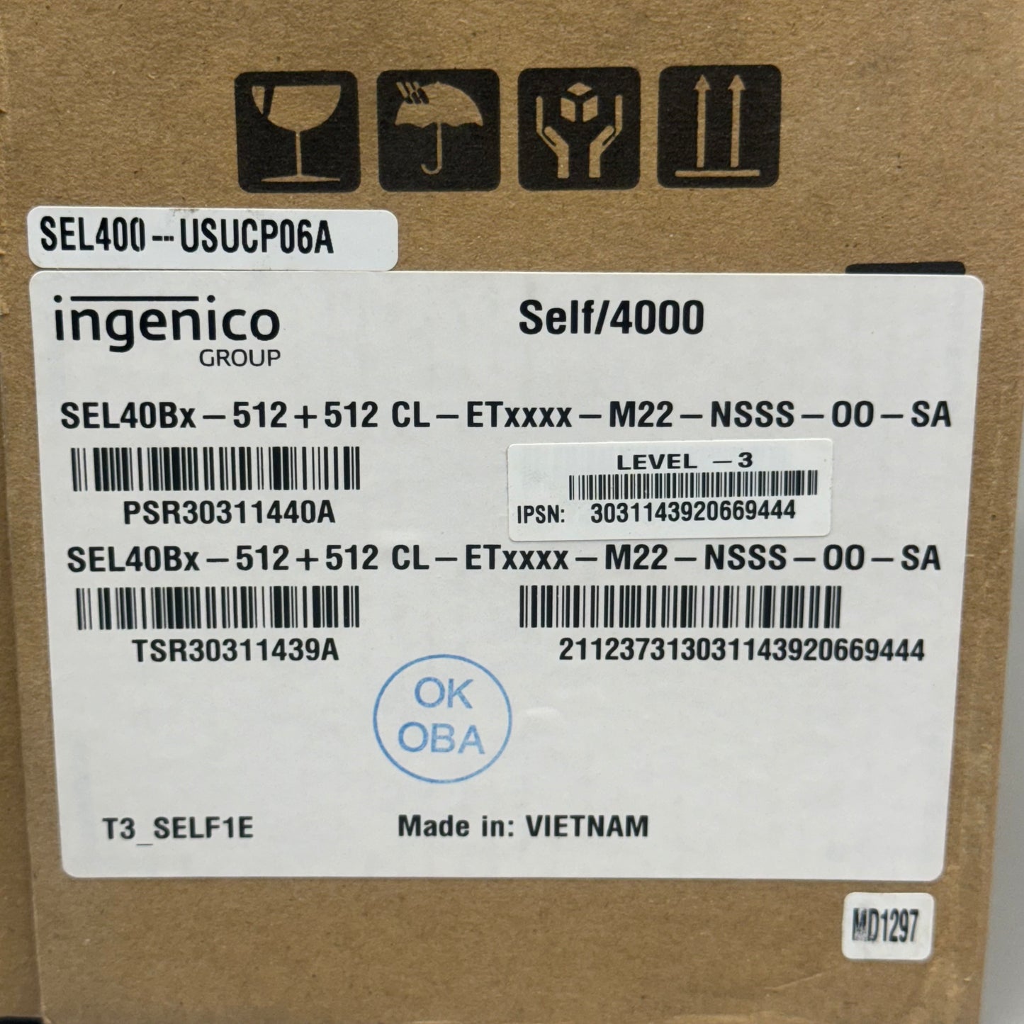 INGENICO All-In-One Card Reader Payment Terminal Self/4000