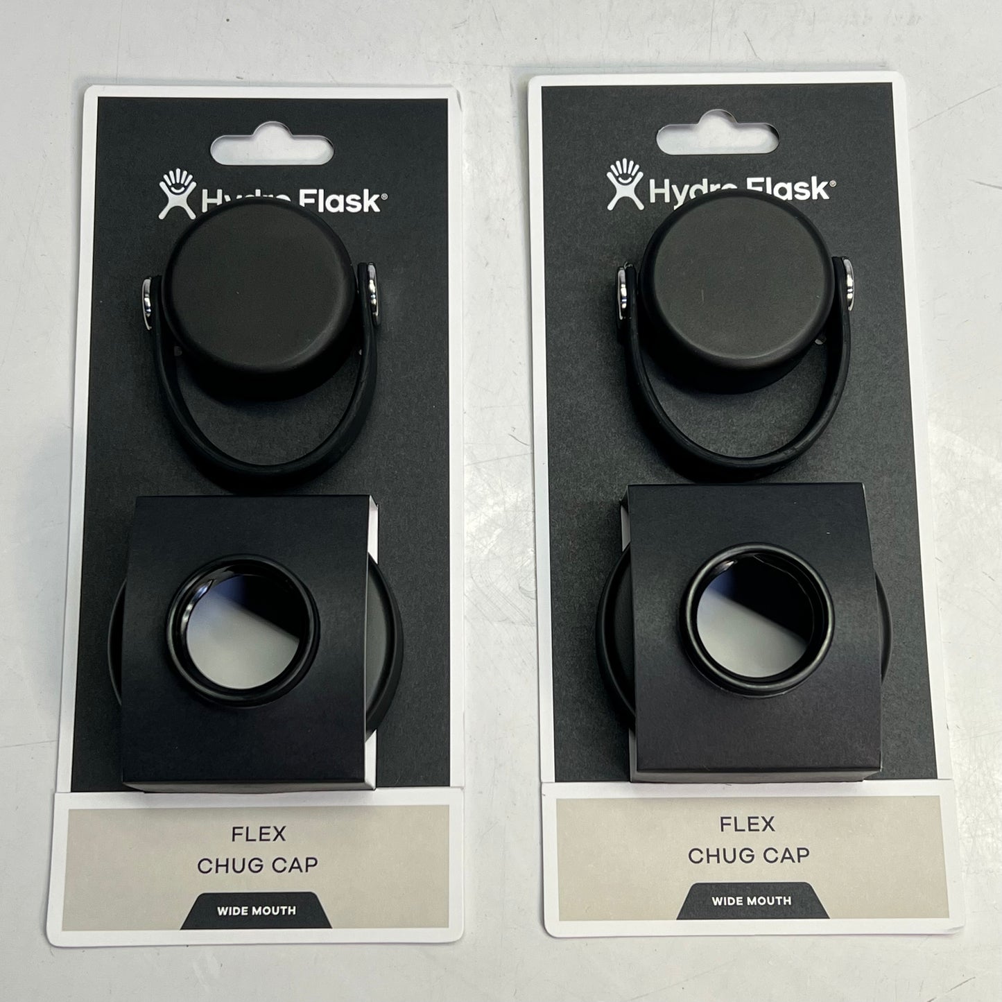 HYDROFLASK (2 PACK) Flex Chug Cap Wide Mouth Flex Strap Black WFCC001
