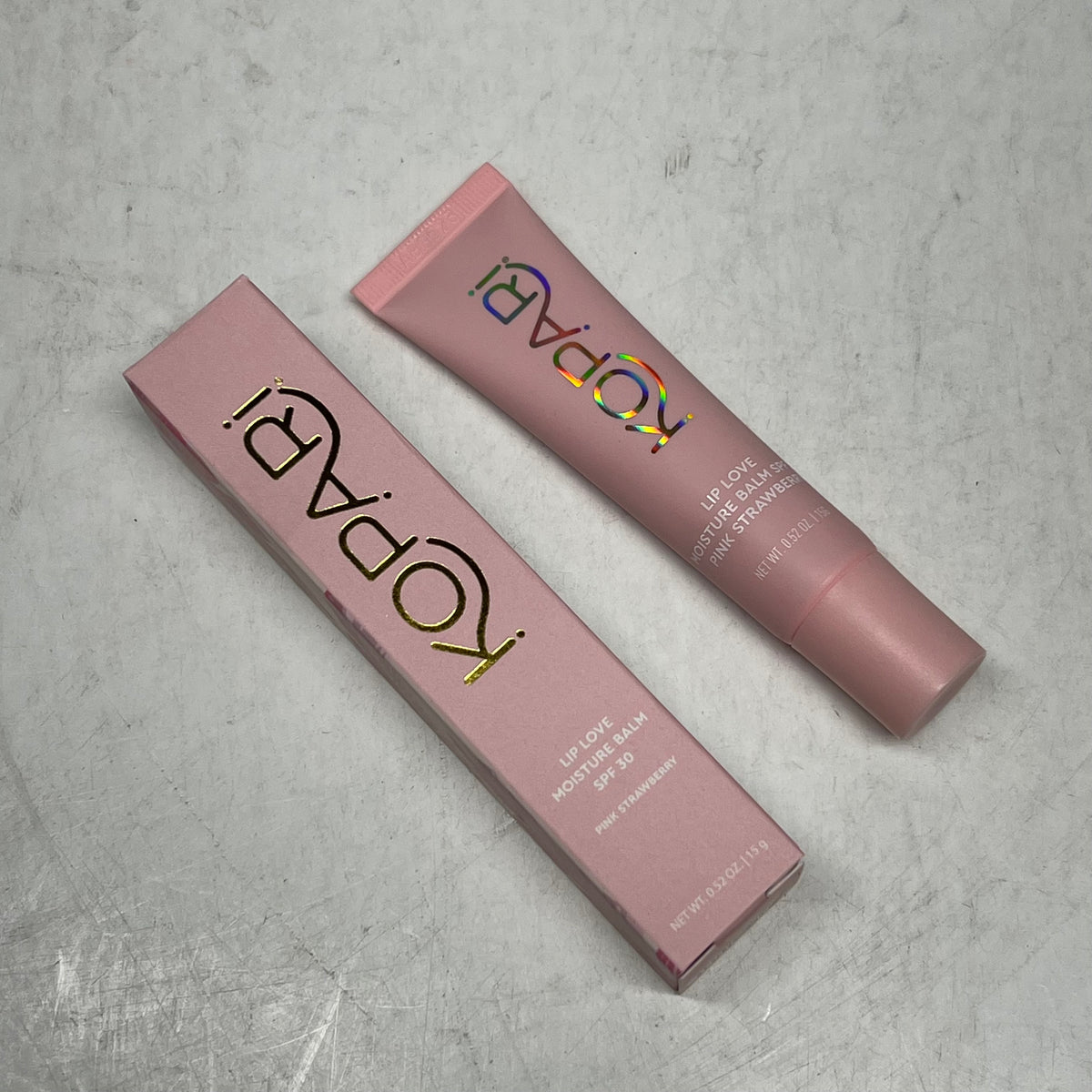 KOPARI  Lip Love Moisture Balm Spf30 Moisture & Smoothing 0.52oz Strawberry Pink