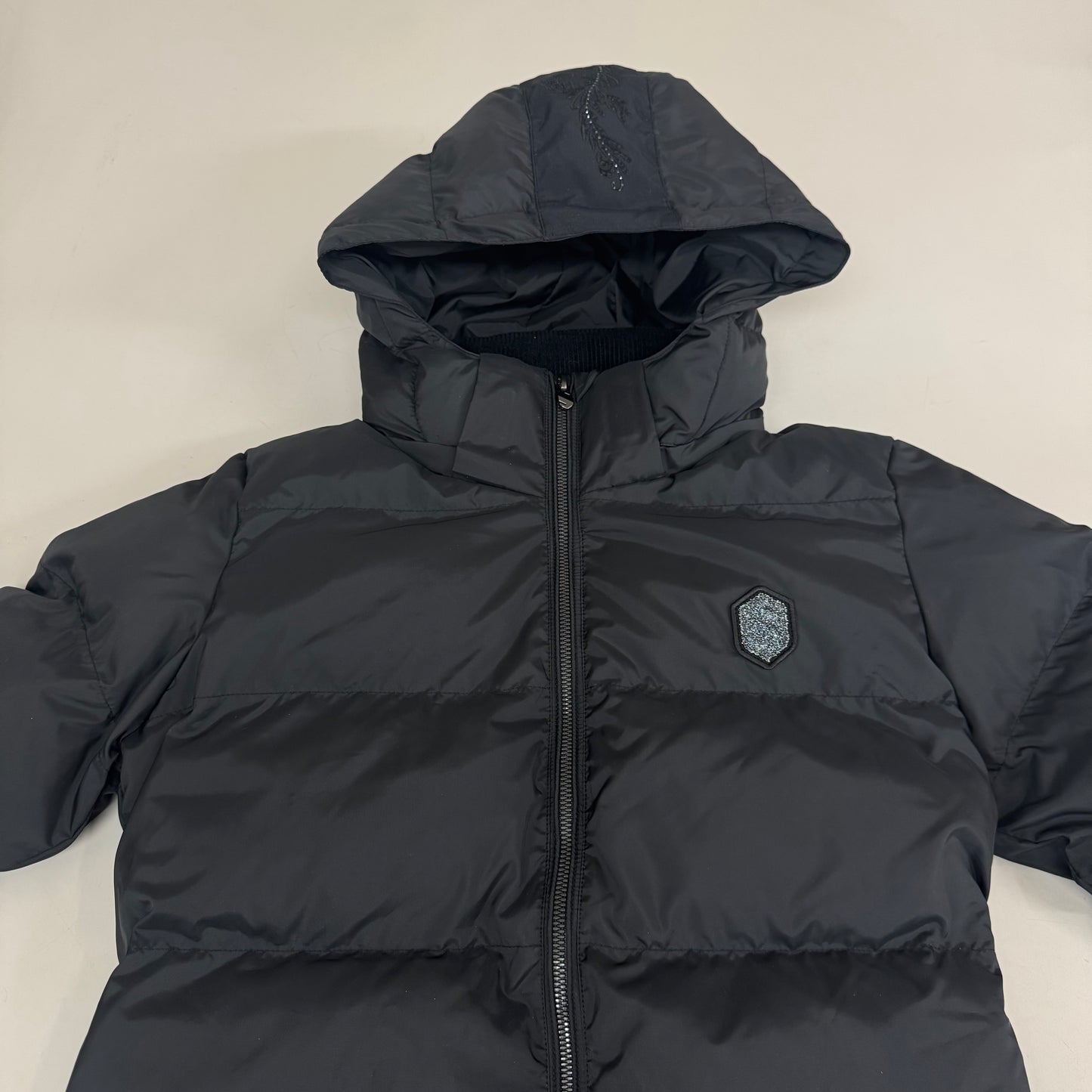 SAMSHIELD Sierra Equestrian Winter Coat Winter Jacket Down To Knees Women's Sz S Black