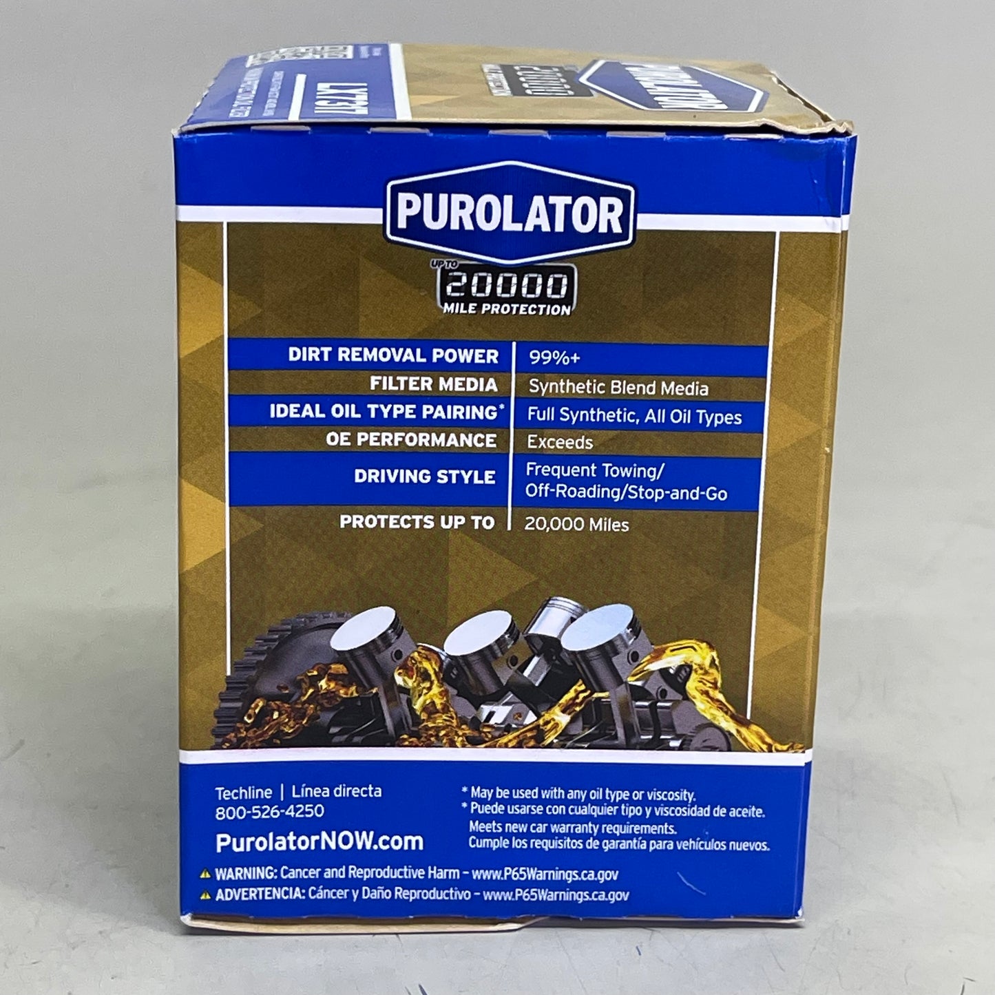 PUROLATOR (6 PACK) Maximum Protection Oil Filter 20000 Miles LX7317