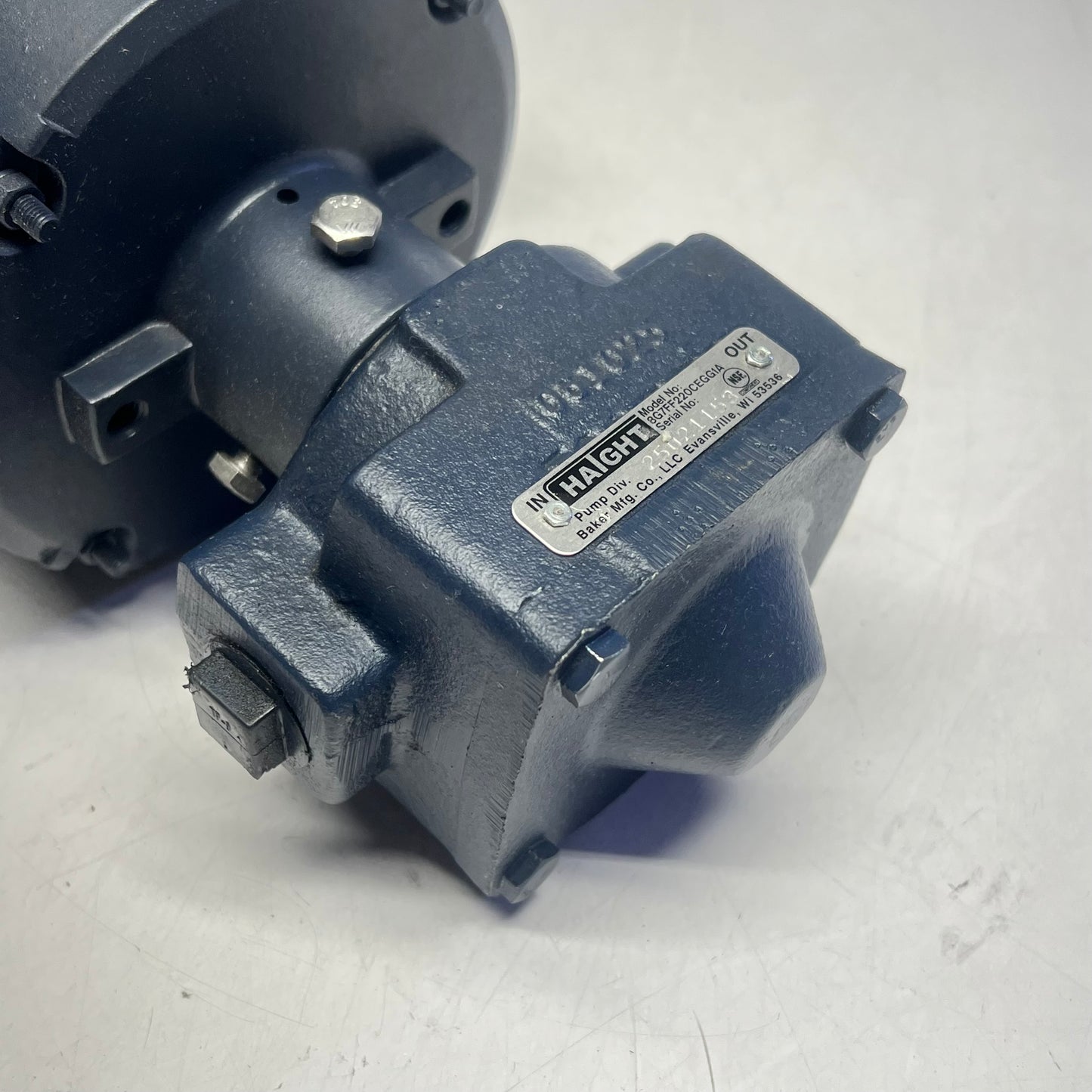 HAIGHT Pump & Motor Hot Oil/fryer Unit 1/3HP 115V CK456Y-033R-G (New Other)