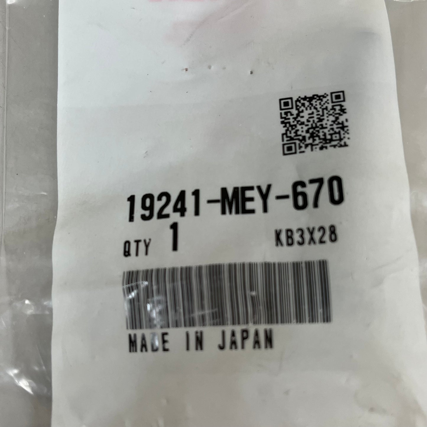 HONDA Water Pump Shaft TRX450R TRX450ER CRF450X Genuine OEM 19241-MEY-670