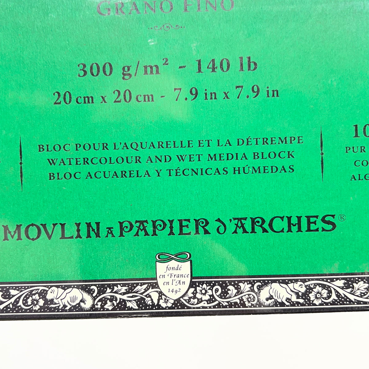 ZA@ ARCHES (2 PACK, 20 SHEETS EACH) Watercolor Paper Cold Press 22" x 30" 90 lb Natural White (As-Is)