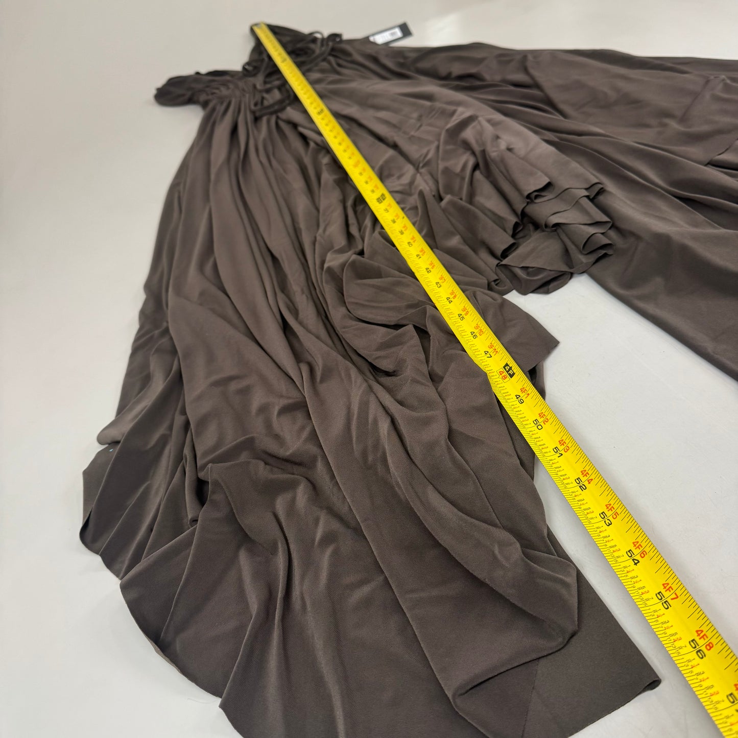 NORMA KAMALI Goddess Dress Unlined Women's Sz XXS/32 Chocolate KK3233PL292028