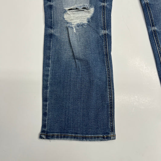 SILVER JEANS CO Suki Curvy Mid Rise Capri Womens Sz 31/23.5 Indigo L43920ECF252