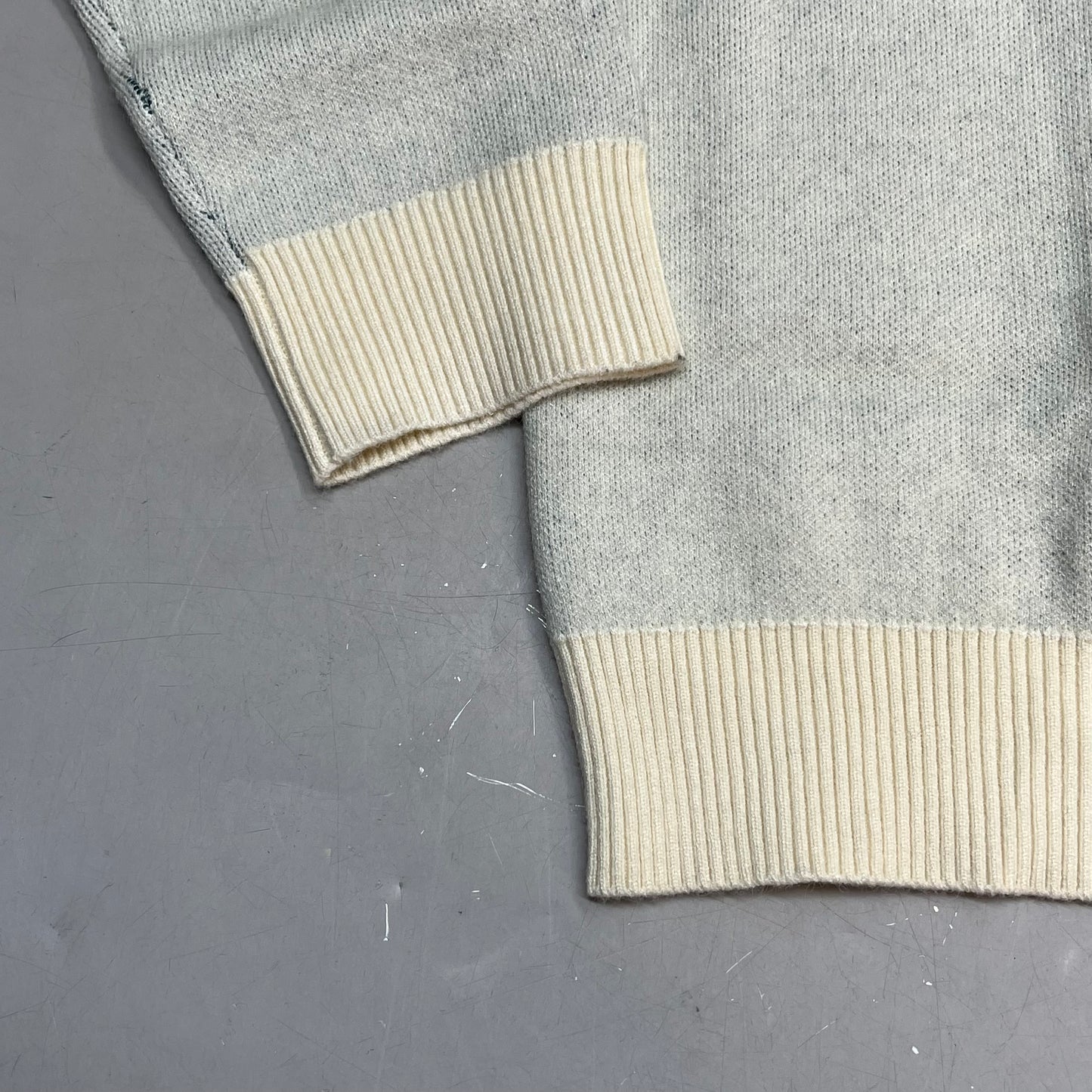 CPG CODEGRAPHY WORLDWIDE Sweater Women's Sz L Green/Crème WCPG-SWTR-NTRL-2022-3