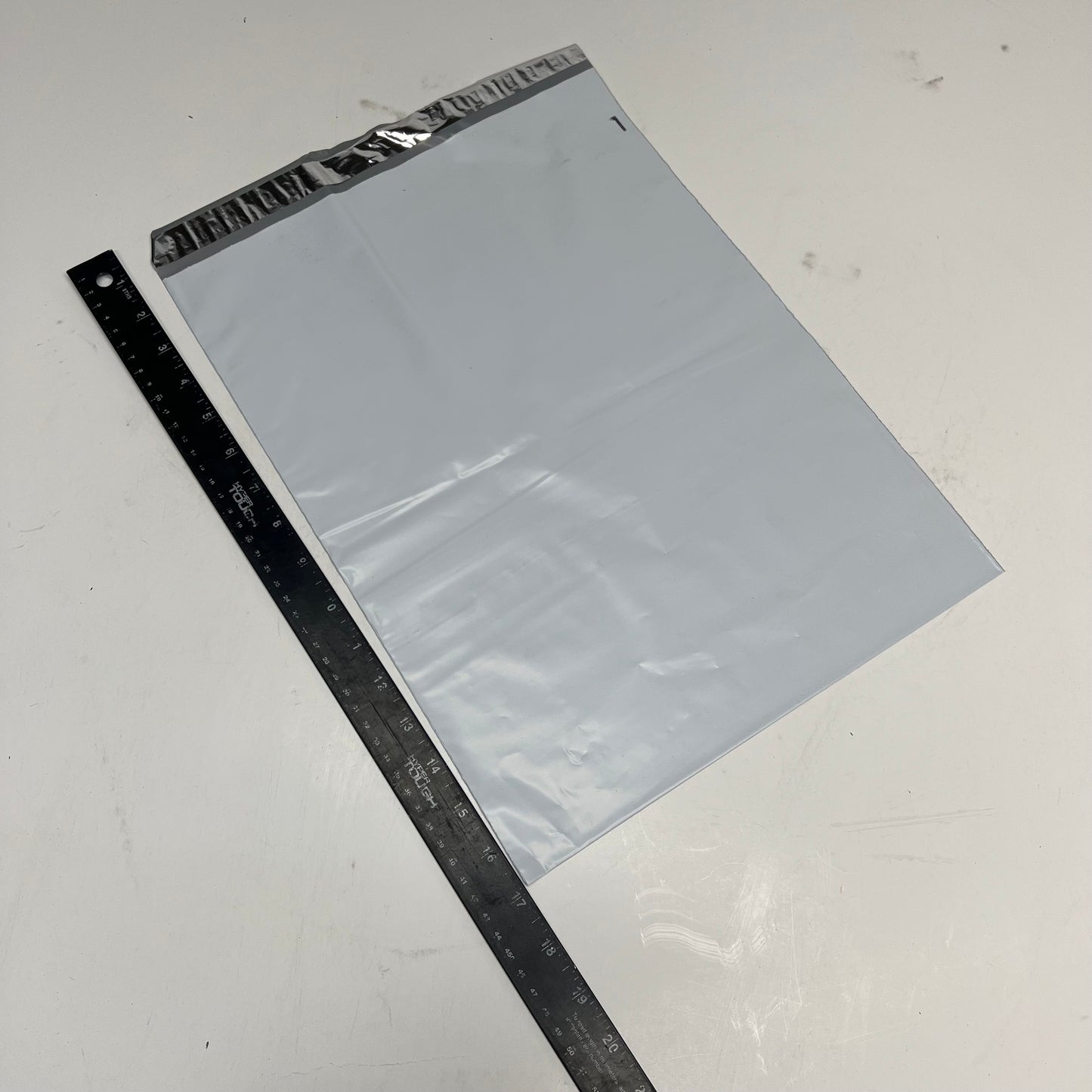 ZA@ GIGANTIC BAG (500 PACK) Poly Mailers  12"x15.5" White PR30000061