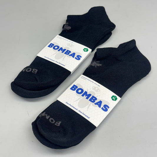 BOMBAS Men's (2 Pack) All Purpose Performance Ankle Socks Black Sz XL