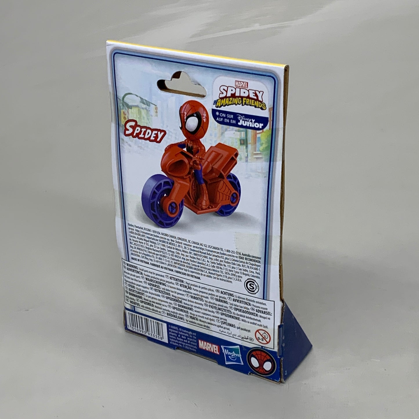 ZA@ HASBRO Marvel Spidey and His Amazing Friends Figurine With Motorcycle 5010993933358