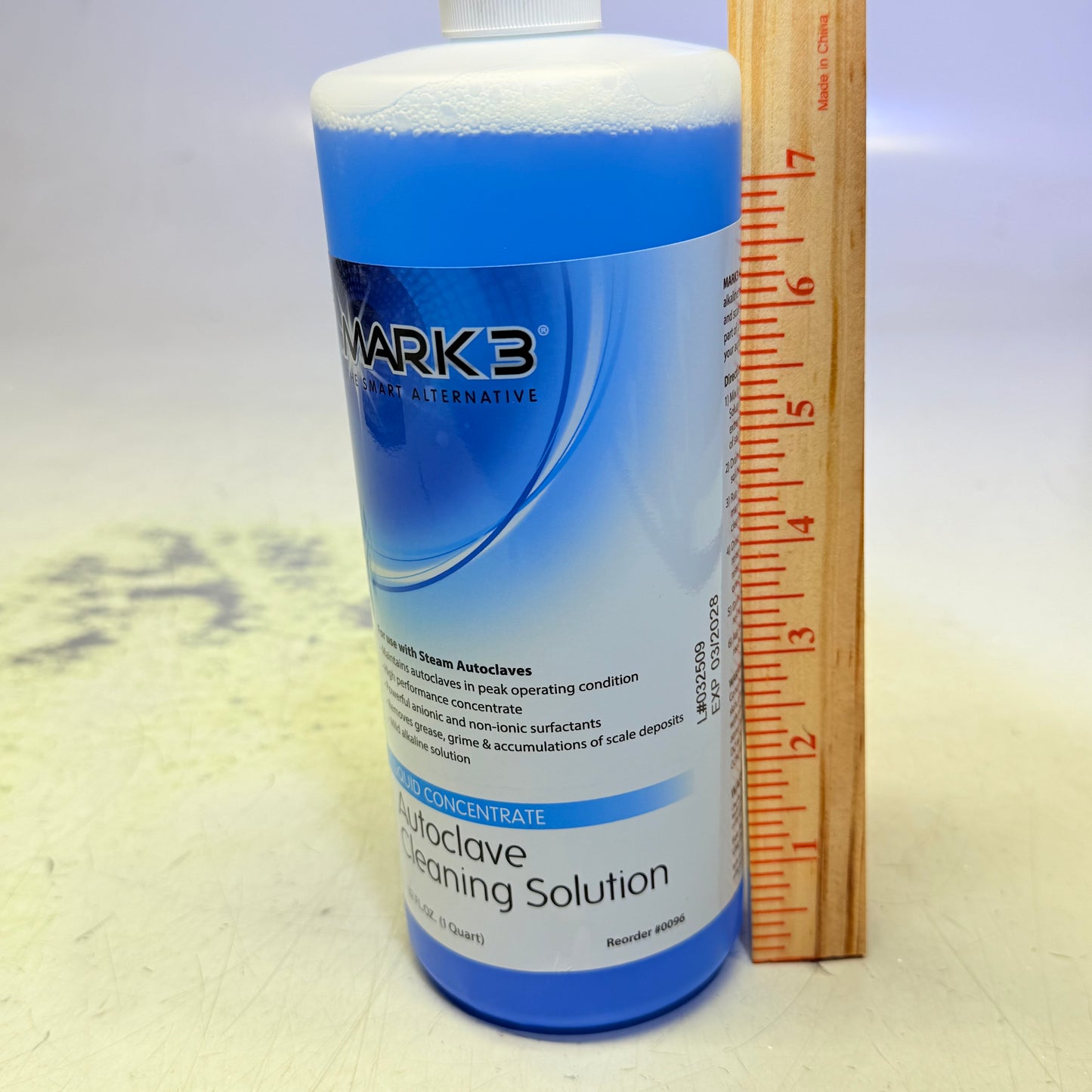 MARK 3 Autoclave Cleaning Solution 32 fl oz Blue 0096