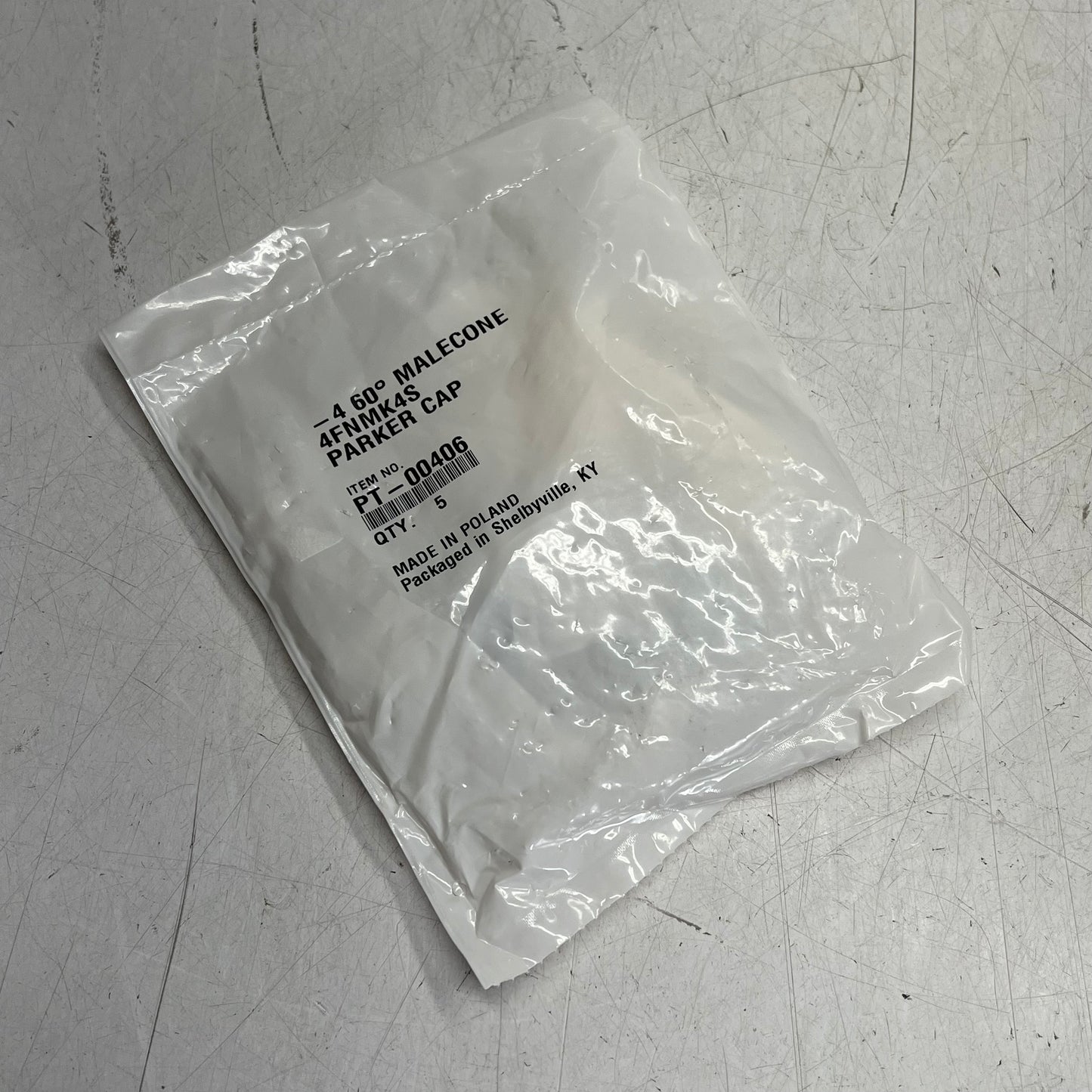 PARKER (5 PACK) Hannifin Male Steel Hydraulic Hose Coupler Dust Cap PT-00406